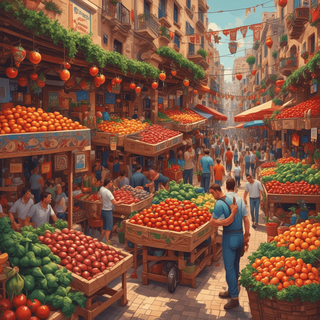 Spanish Food Jetpack Quiz game banner