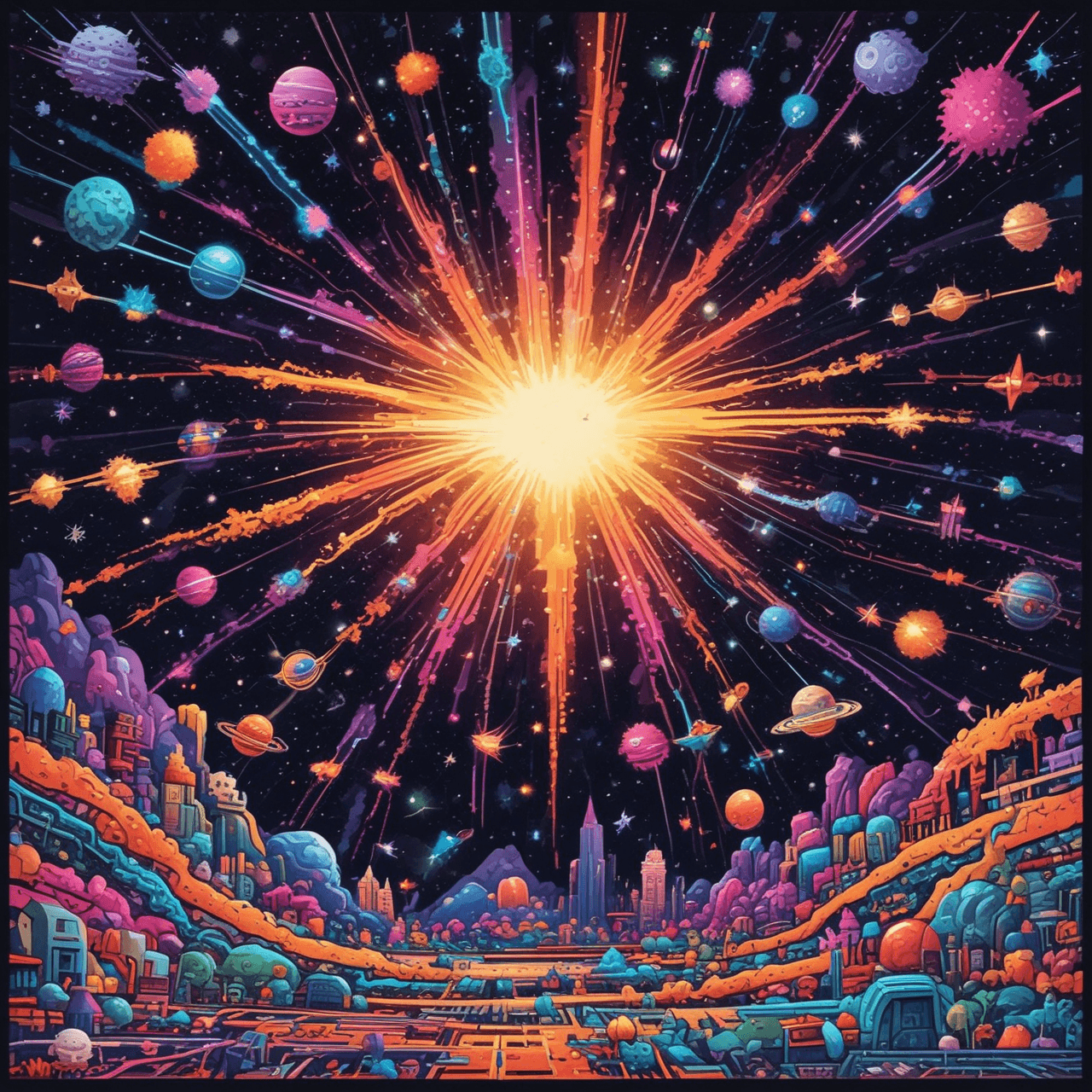 Cosmic Genesis Quiz game banner