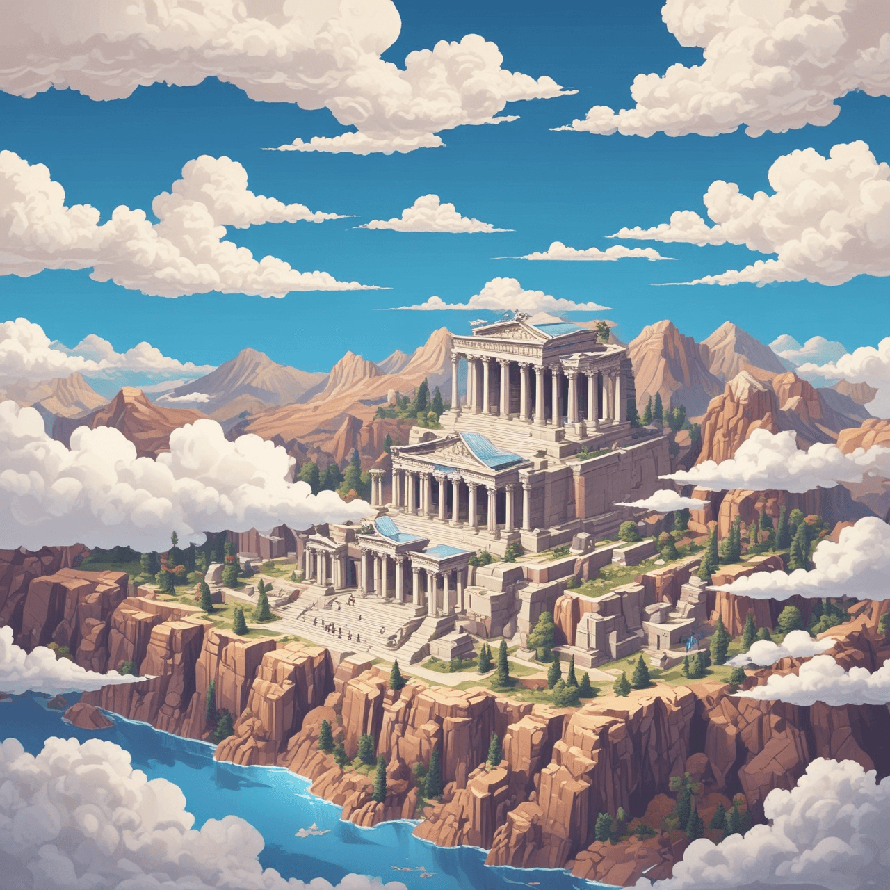 Olympus Cloud Quest game banner