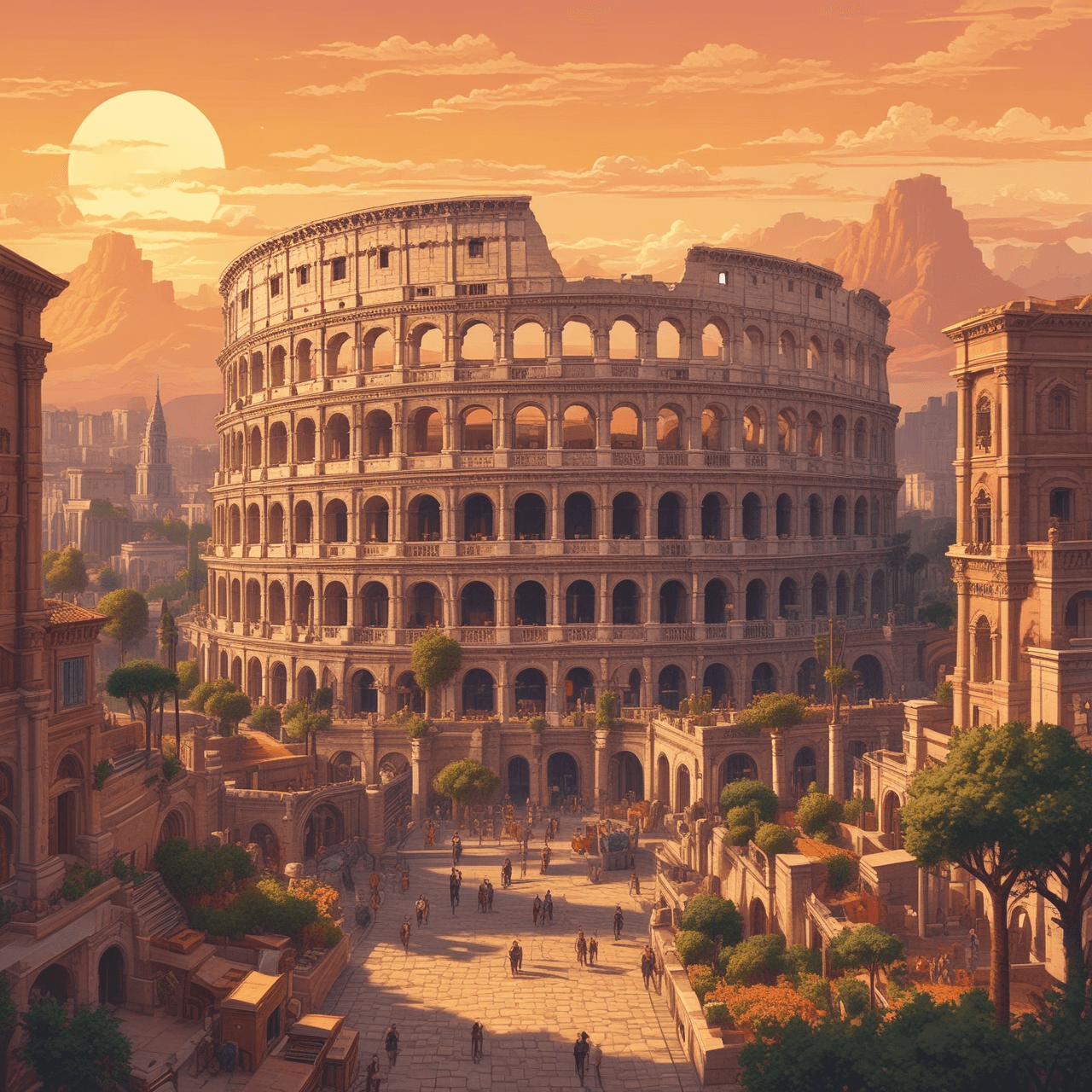 Roman Empire Run game banner