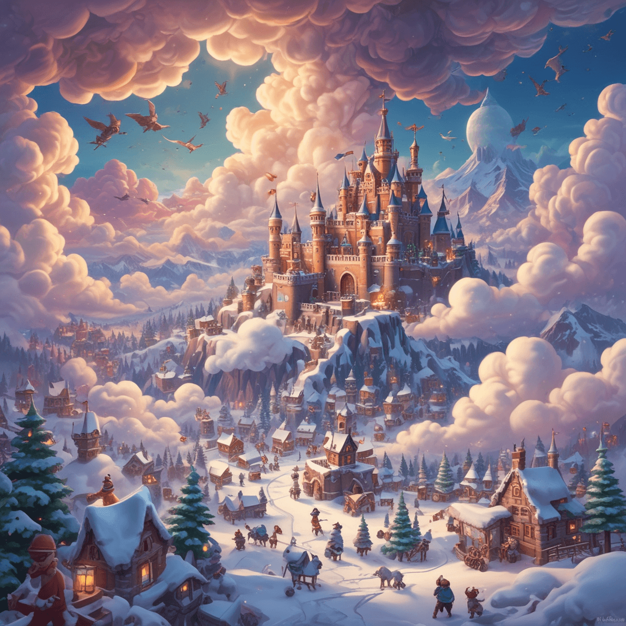Clashmas Cloud Leap game banner