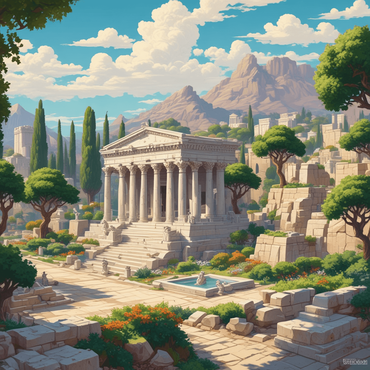 Ancient Greece: Heroic Run game banner