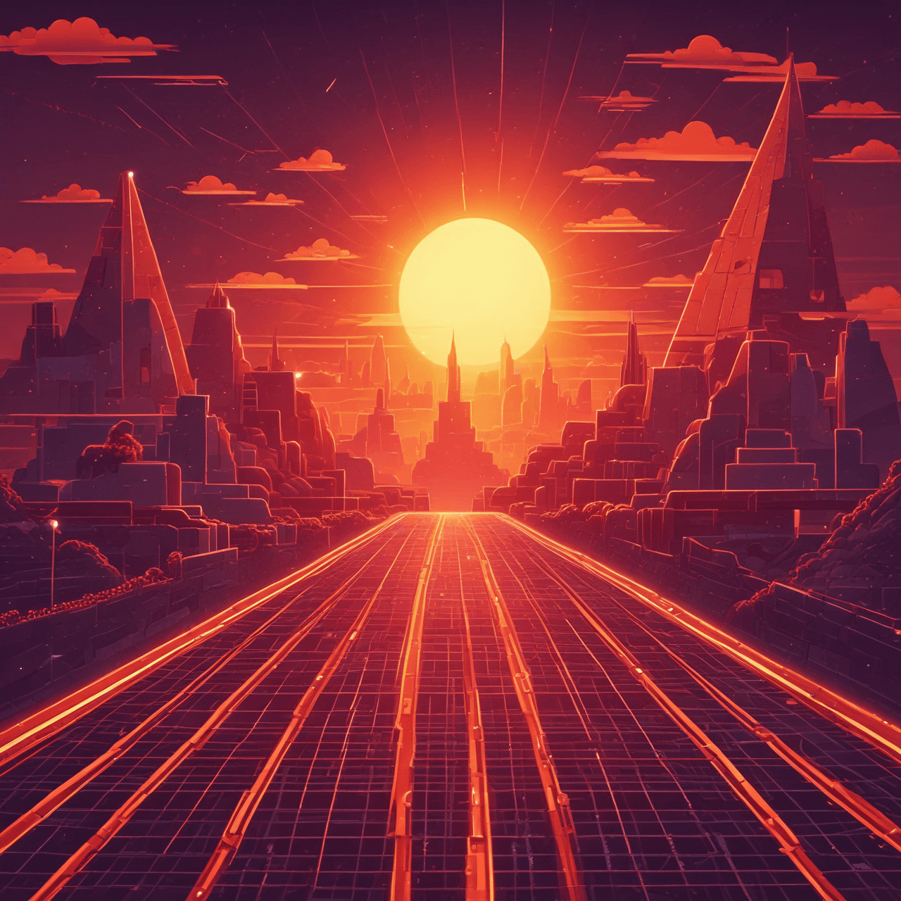 Geometry Groove Run game banner