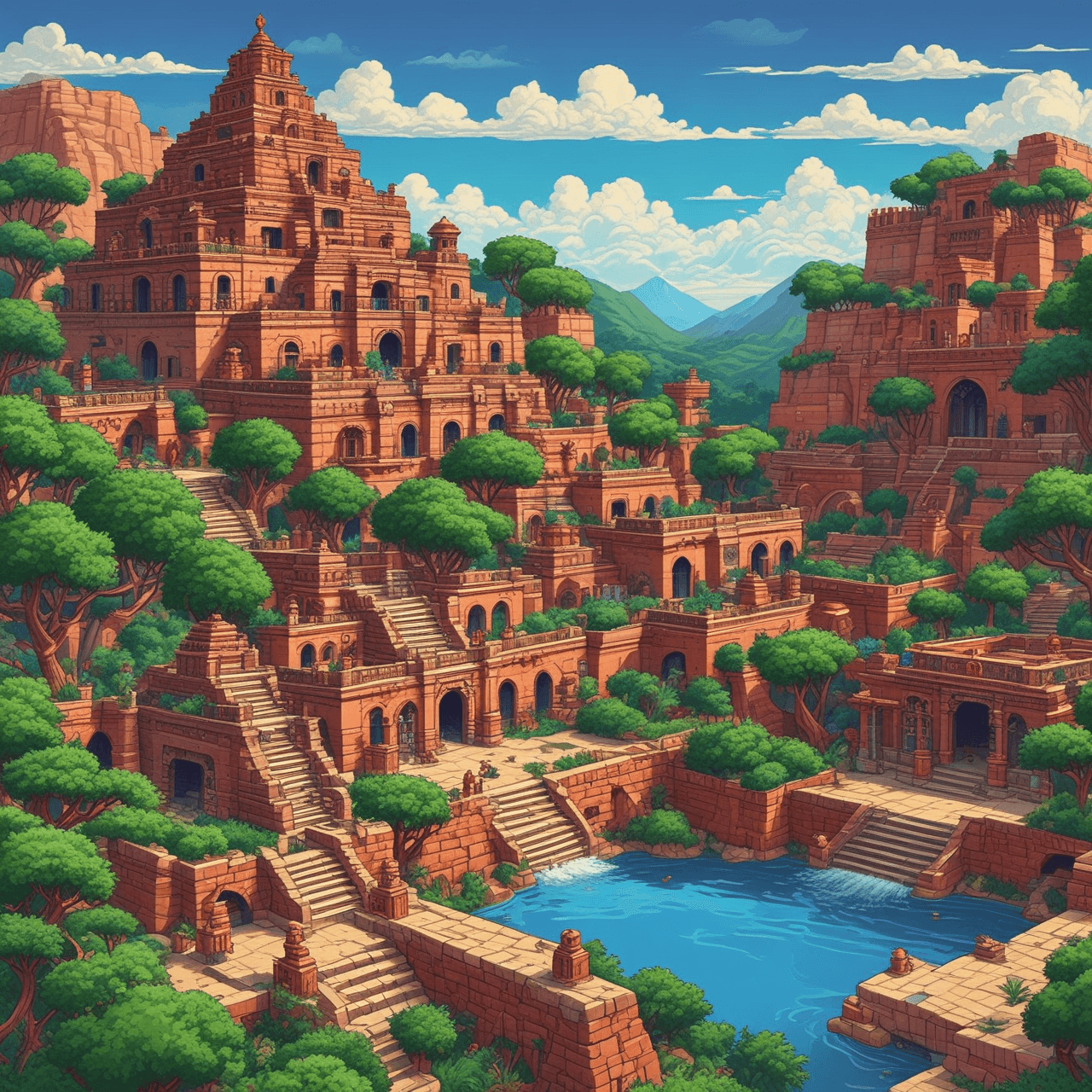Ancient India: City Run game banner