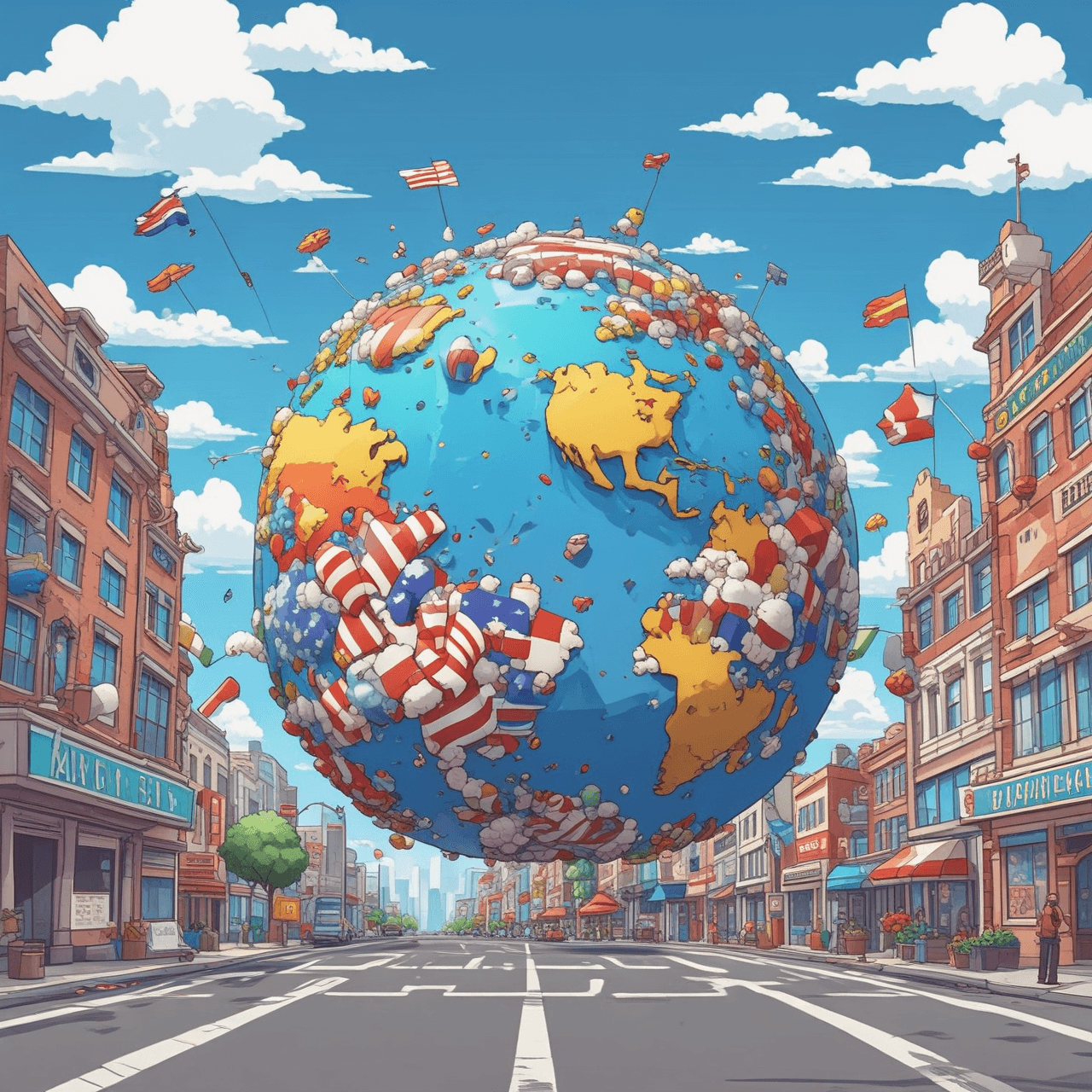 World Flag Runner game banner
