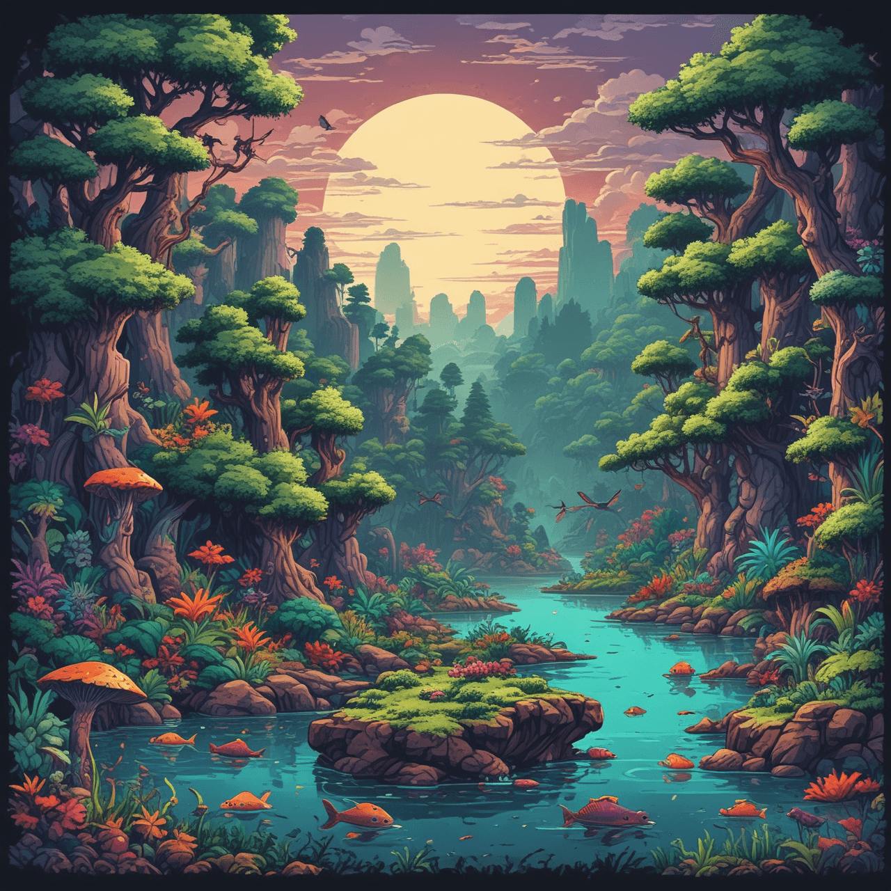 Ponte do Equilíbrio Ecológico game banner