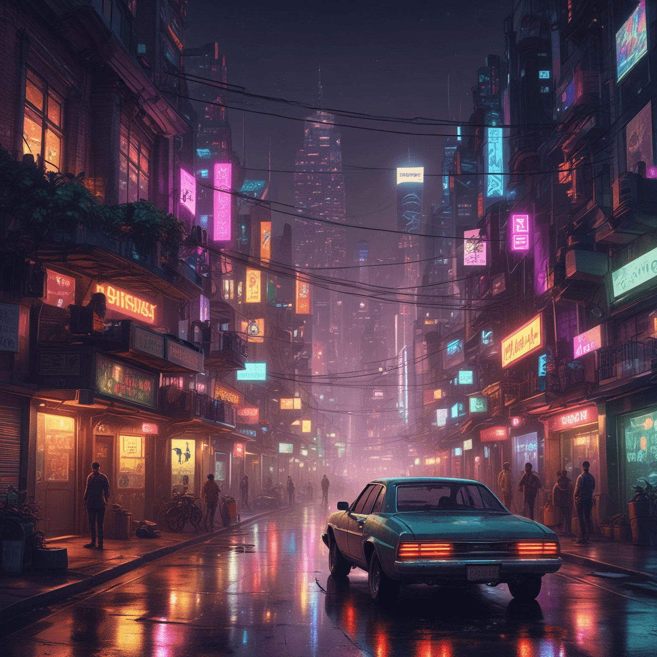 Corrida Colonial Cyberpunk game banner