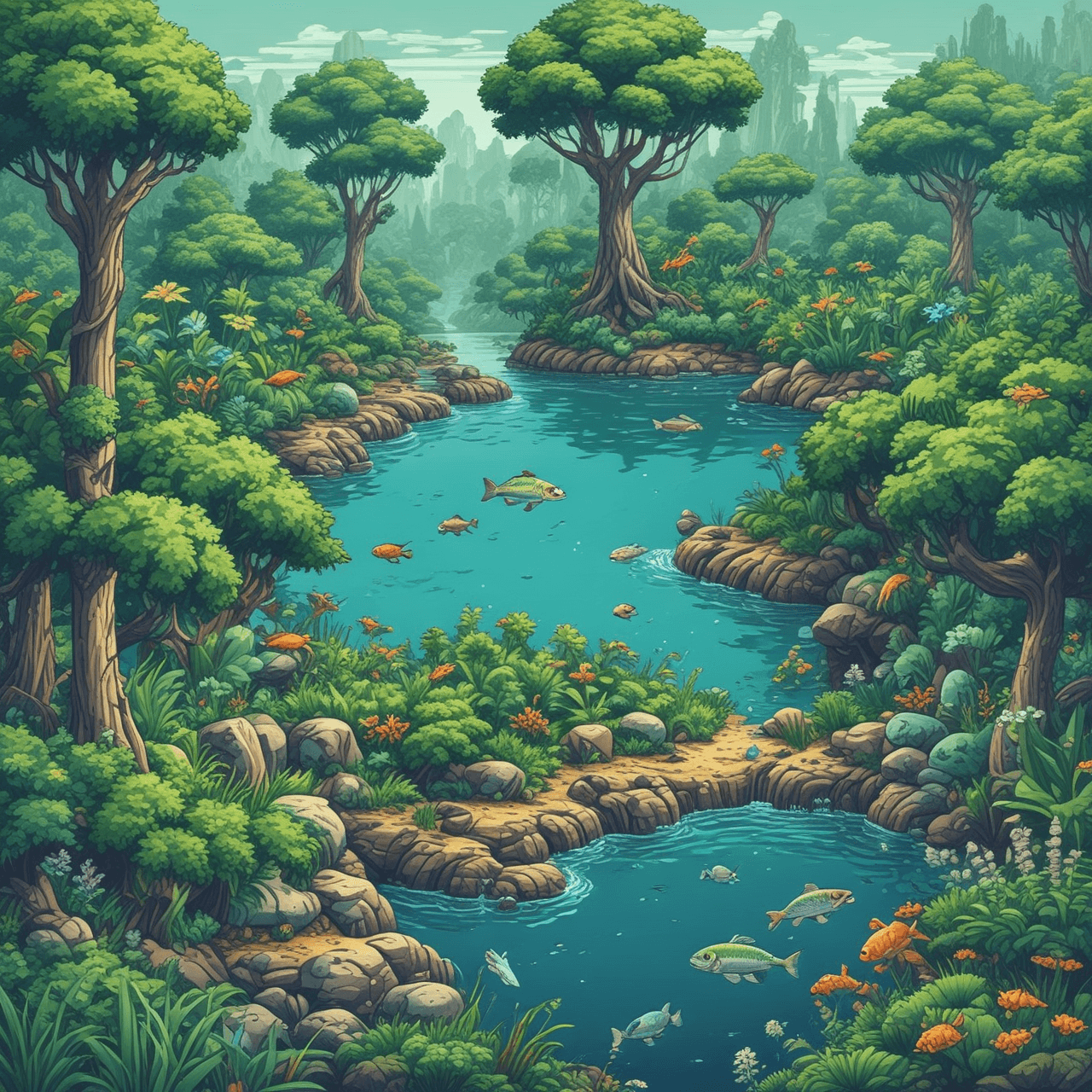 Eco-Runner: Water & Wildlife Quiz game banner