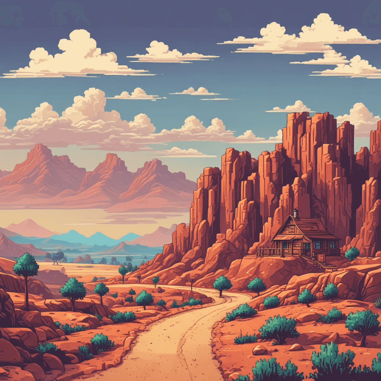 Westward Trail Run game banner