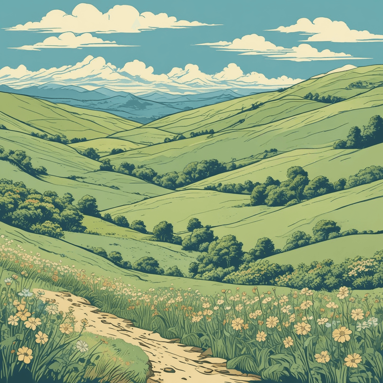 WWII Flower Power Race game banner