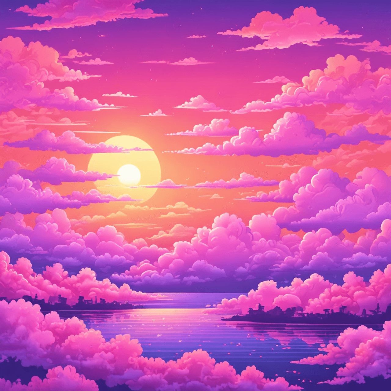 Pink Math Cloud Bridge game banner