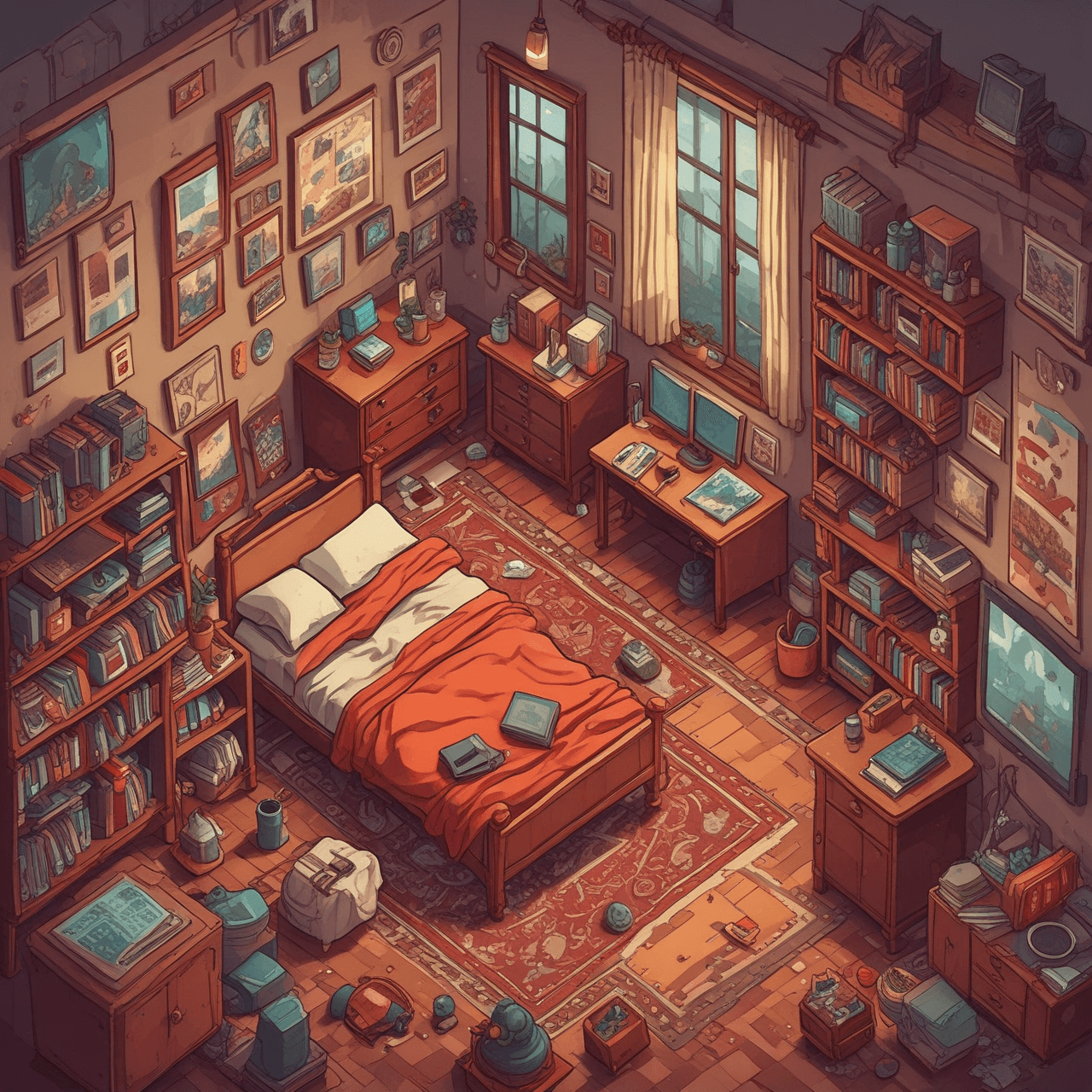 Bedroom Tidy Dash game banner