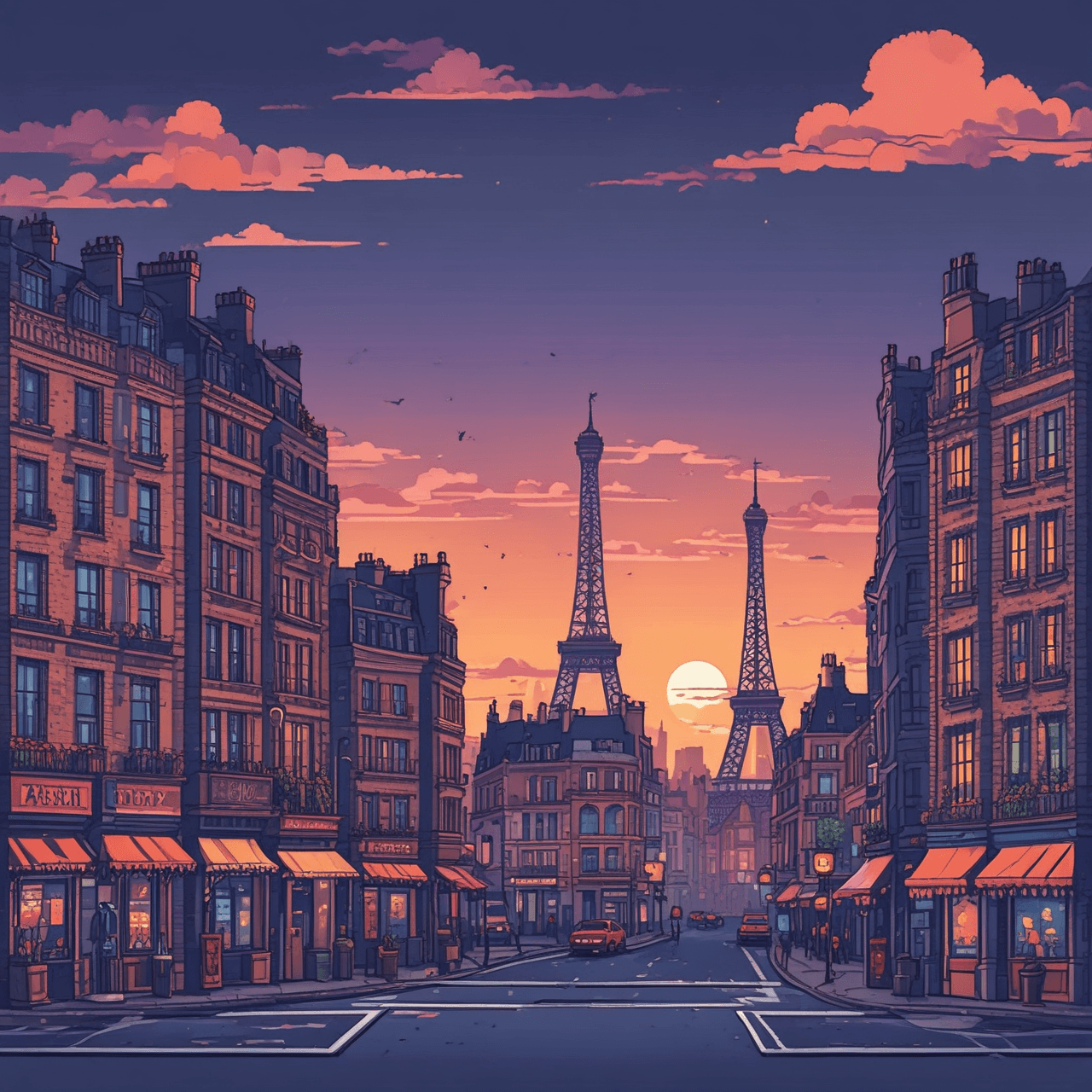 French Word Runner game banner