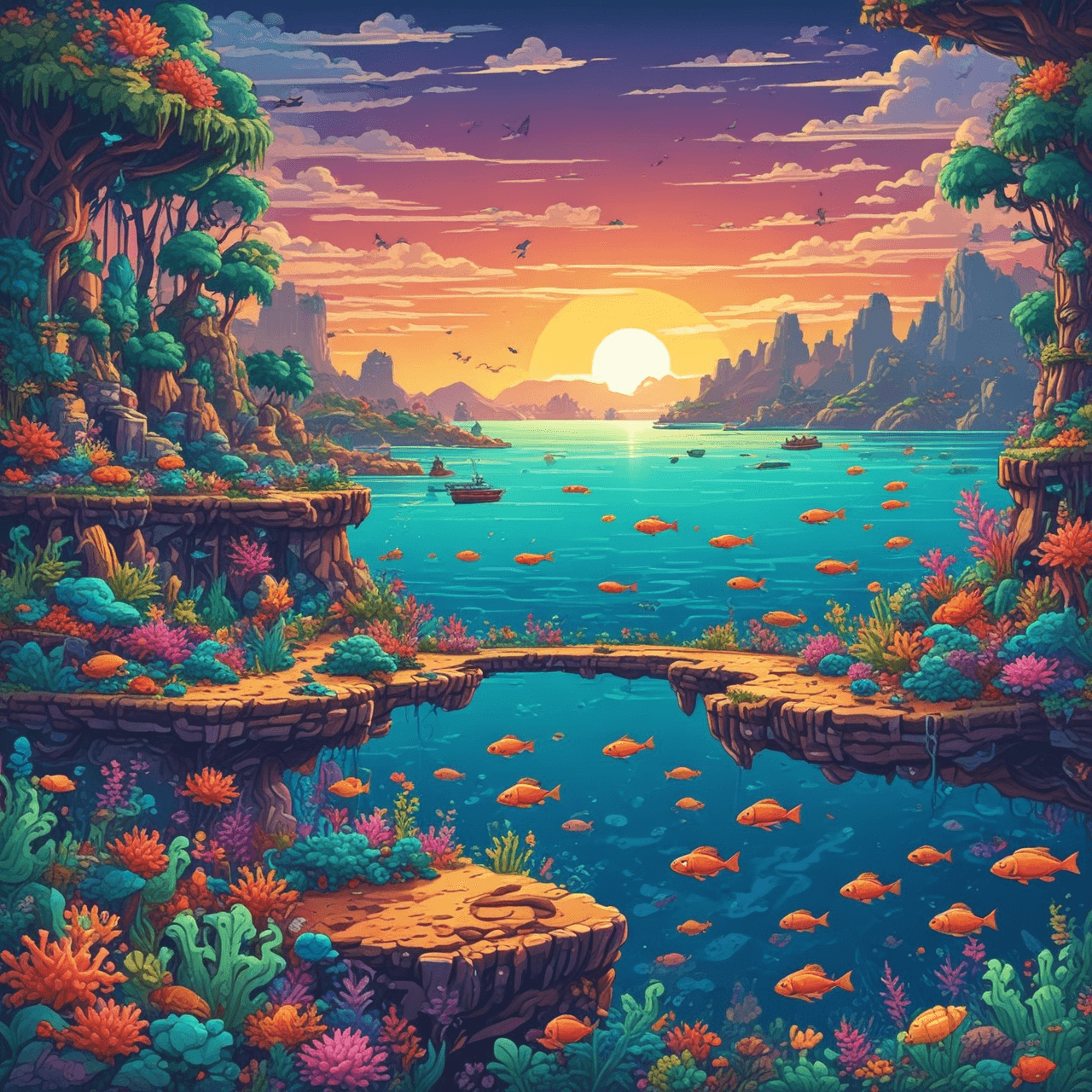 Ocean Ecosystem Race game banner