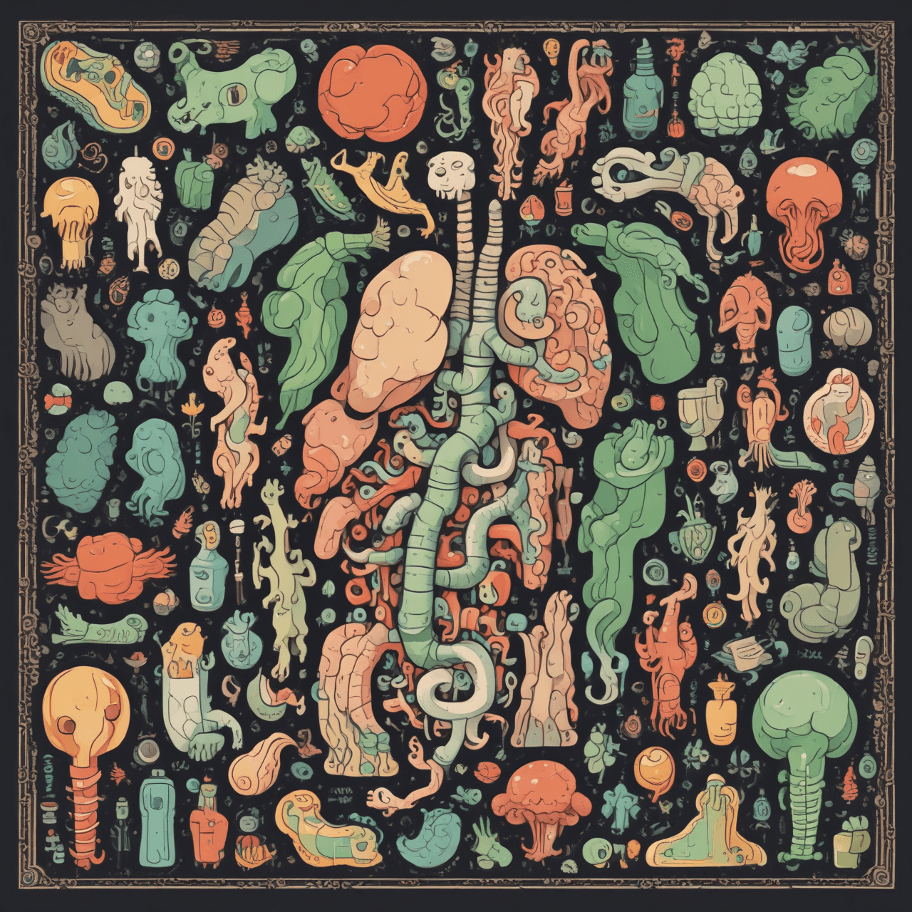 Digestive Dash: Abbreviation Edition game banner