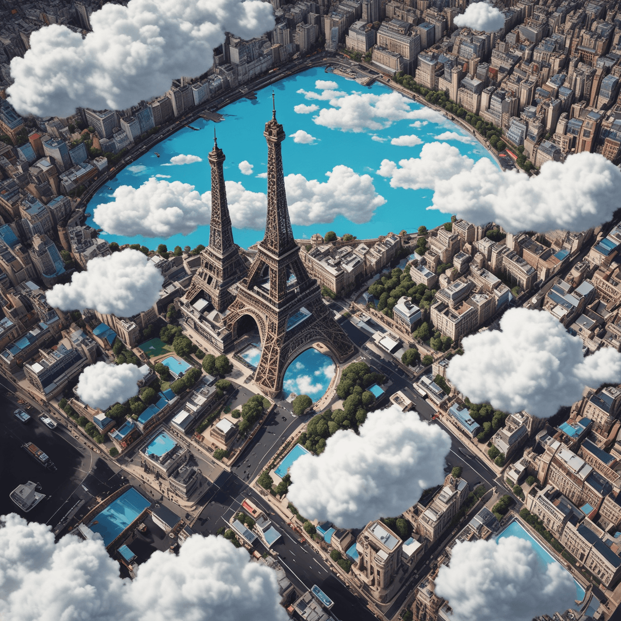 Pont de Nuages Französisch game banner