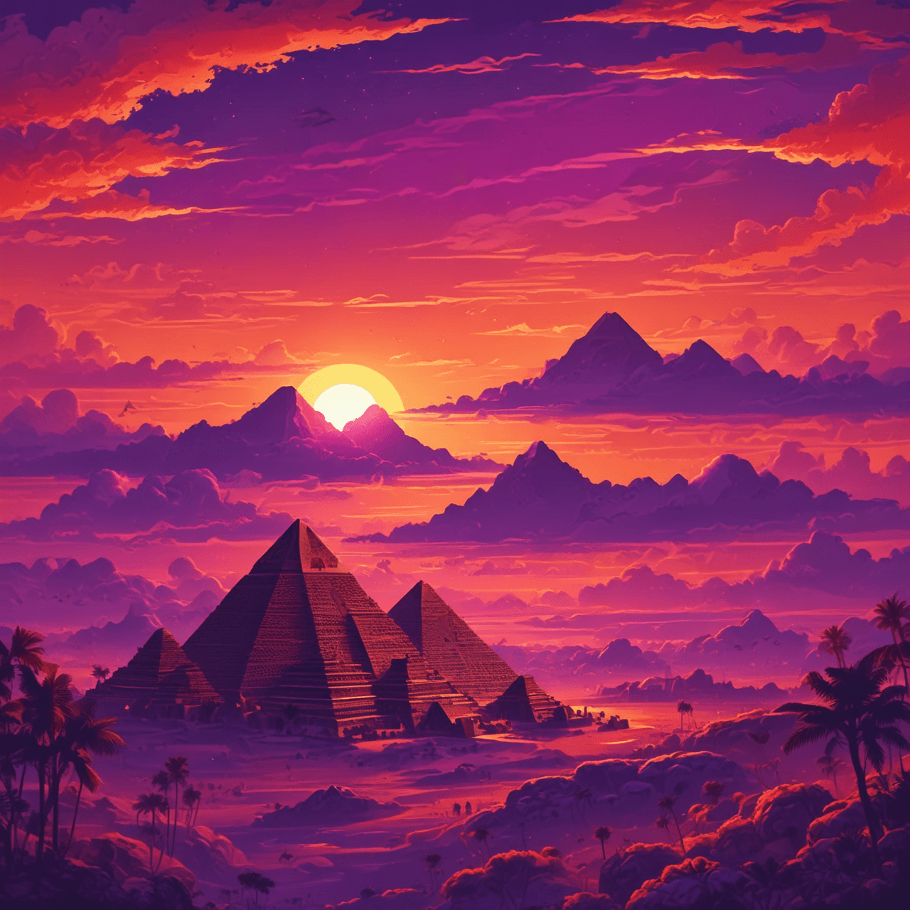 Pharaoh's Cloud Bridge game banner