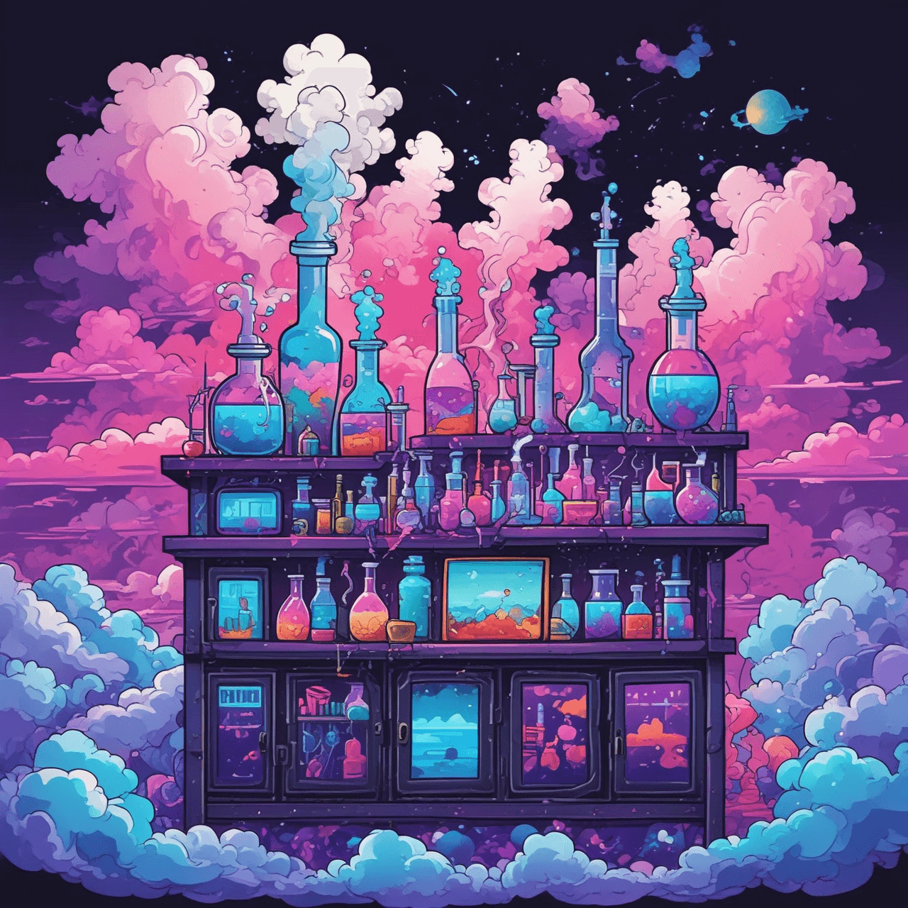 Chemical Cloud Reaction game banner