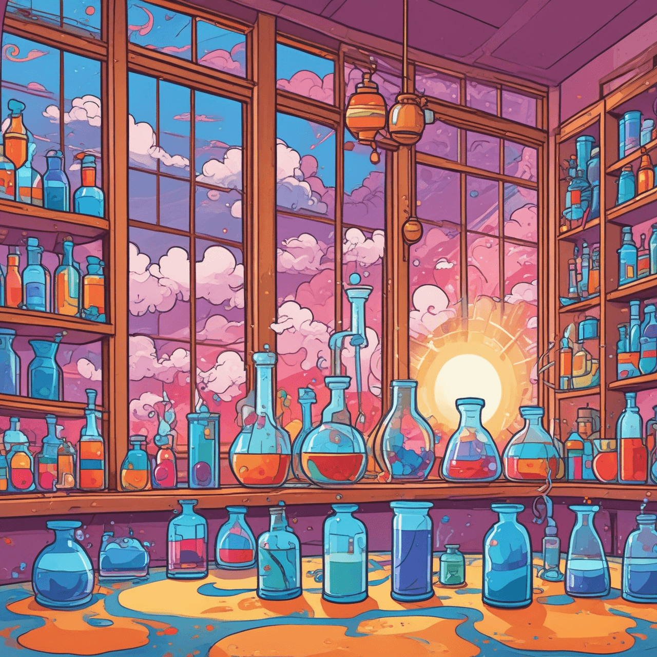 Acid-Base Cloud Hop game banner