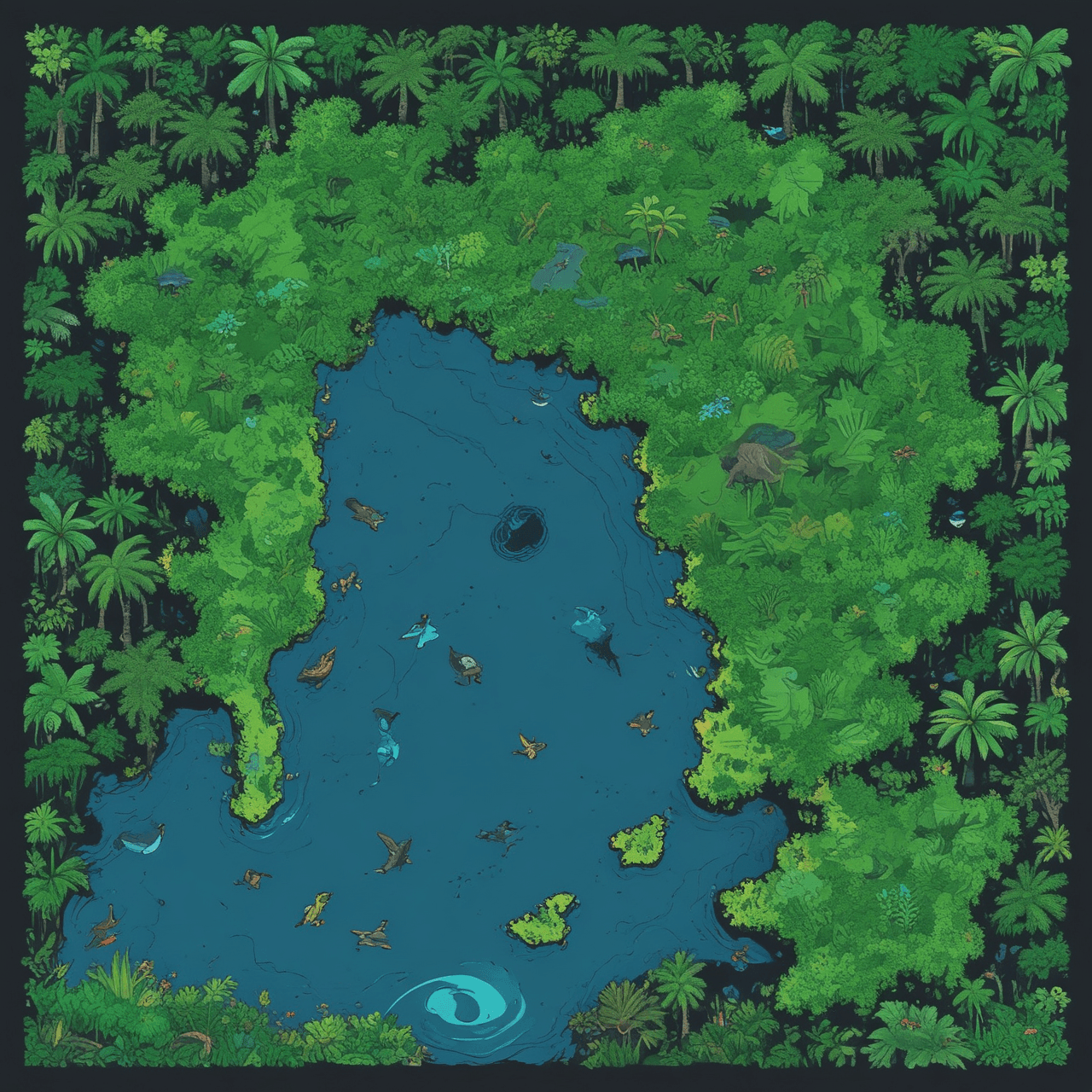 Geography Run: Water & Rainforest Quiz game banner