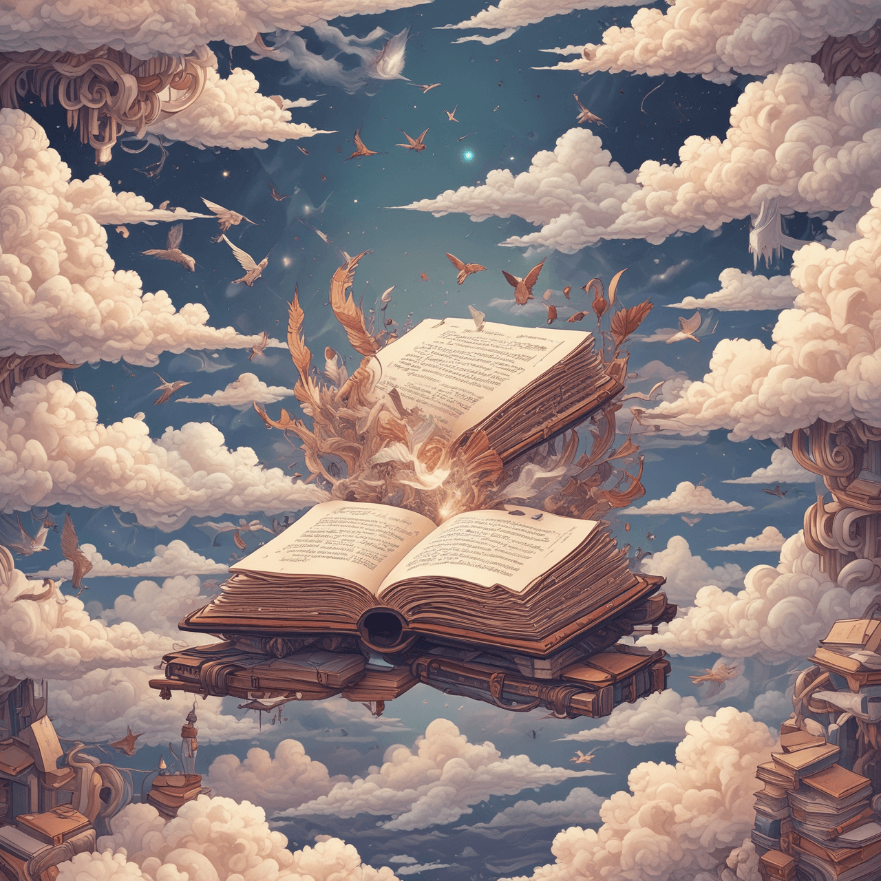 Literary Cloud Bridge game banner