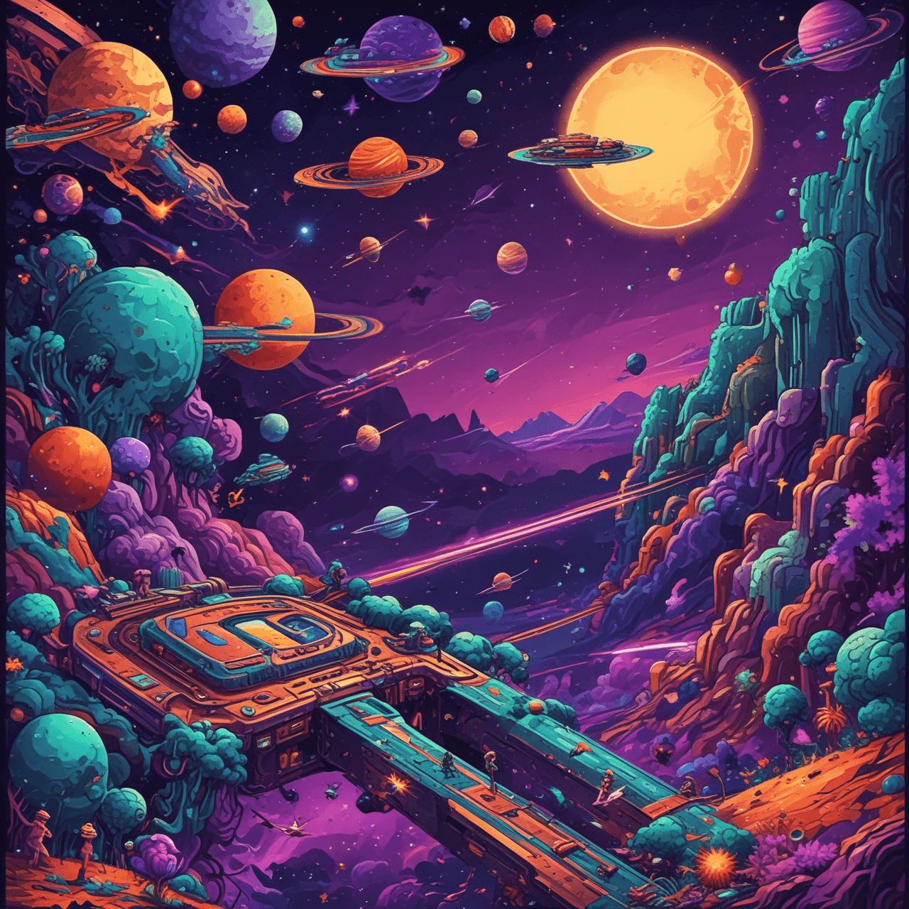 Cosmic Force Race game banner