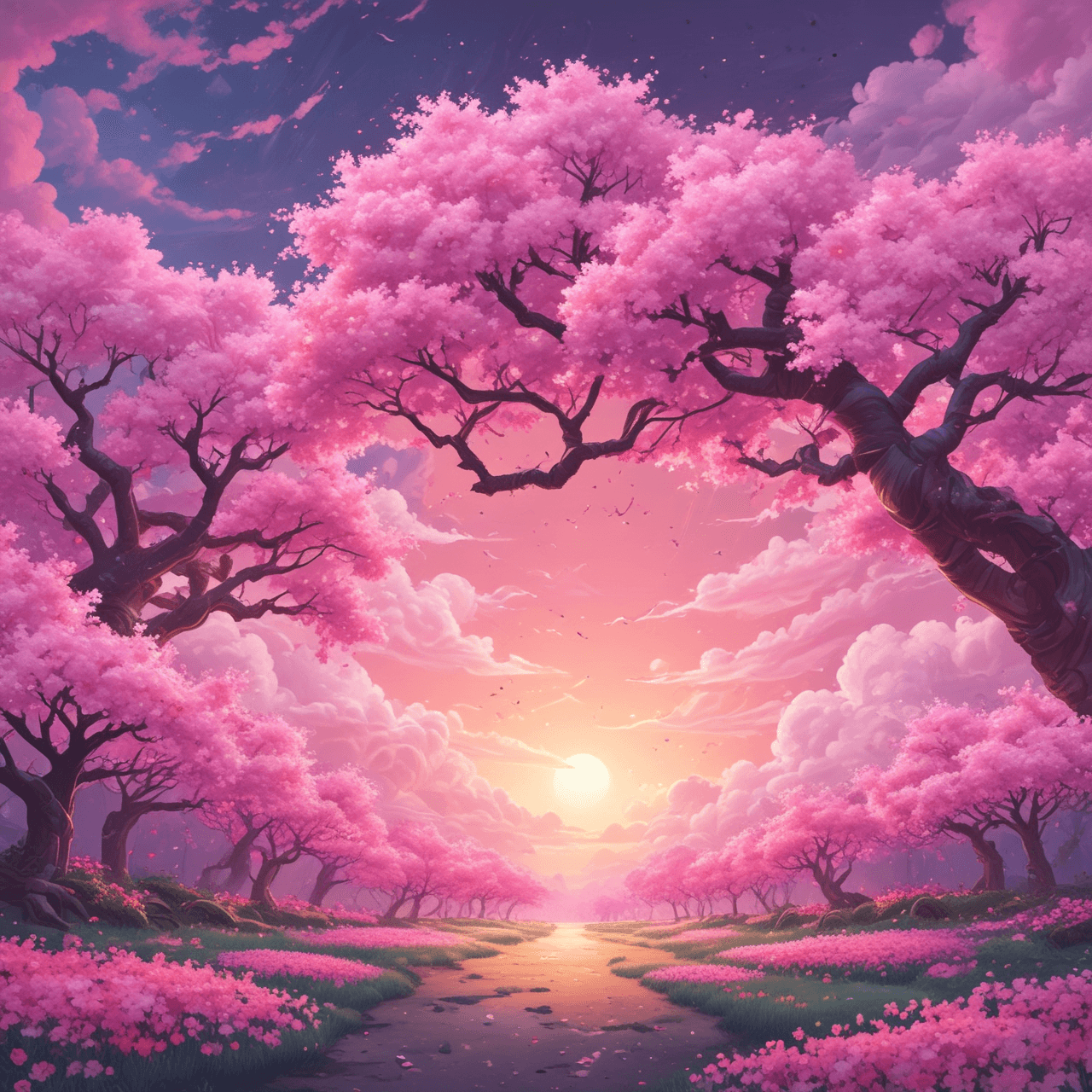 Cherry Blossom Sums game banner