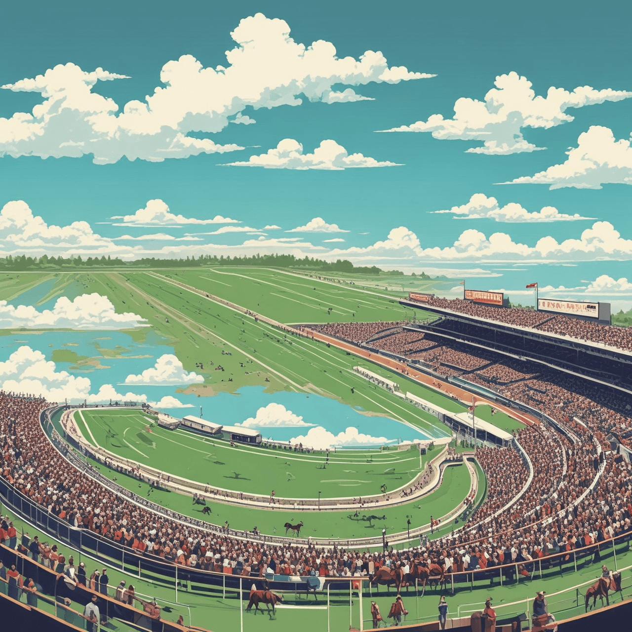 Race Horse Cloud Jump game banner