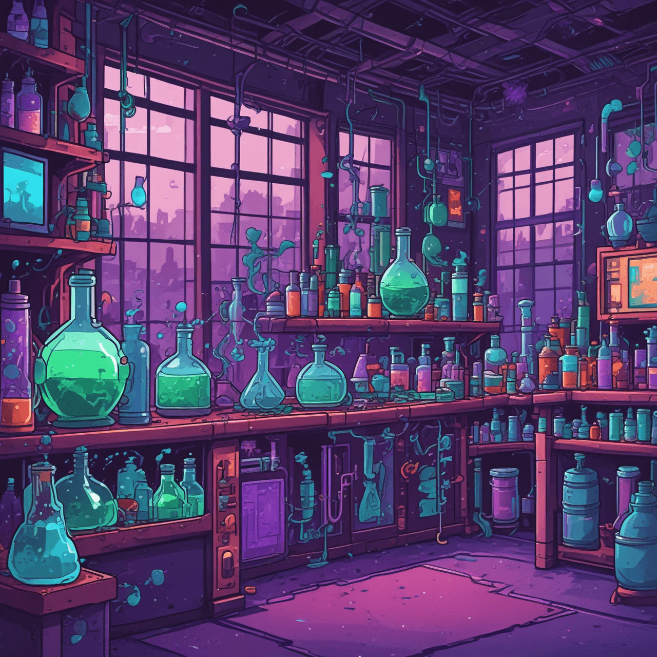 Chemistry Reaction Run game banner