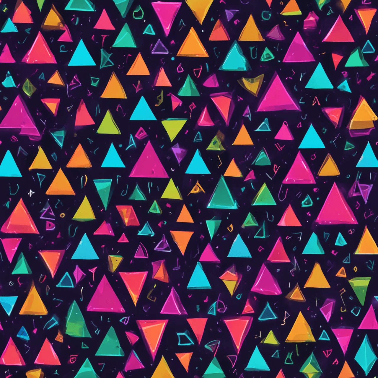 Triangle Geometry Jump game banner