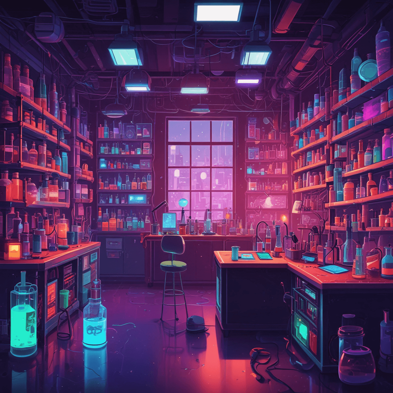Jetpack Chemistry Adventure game banner
