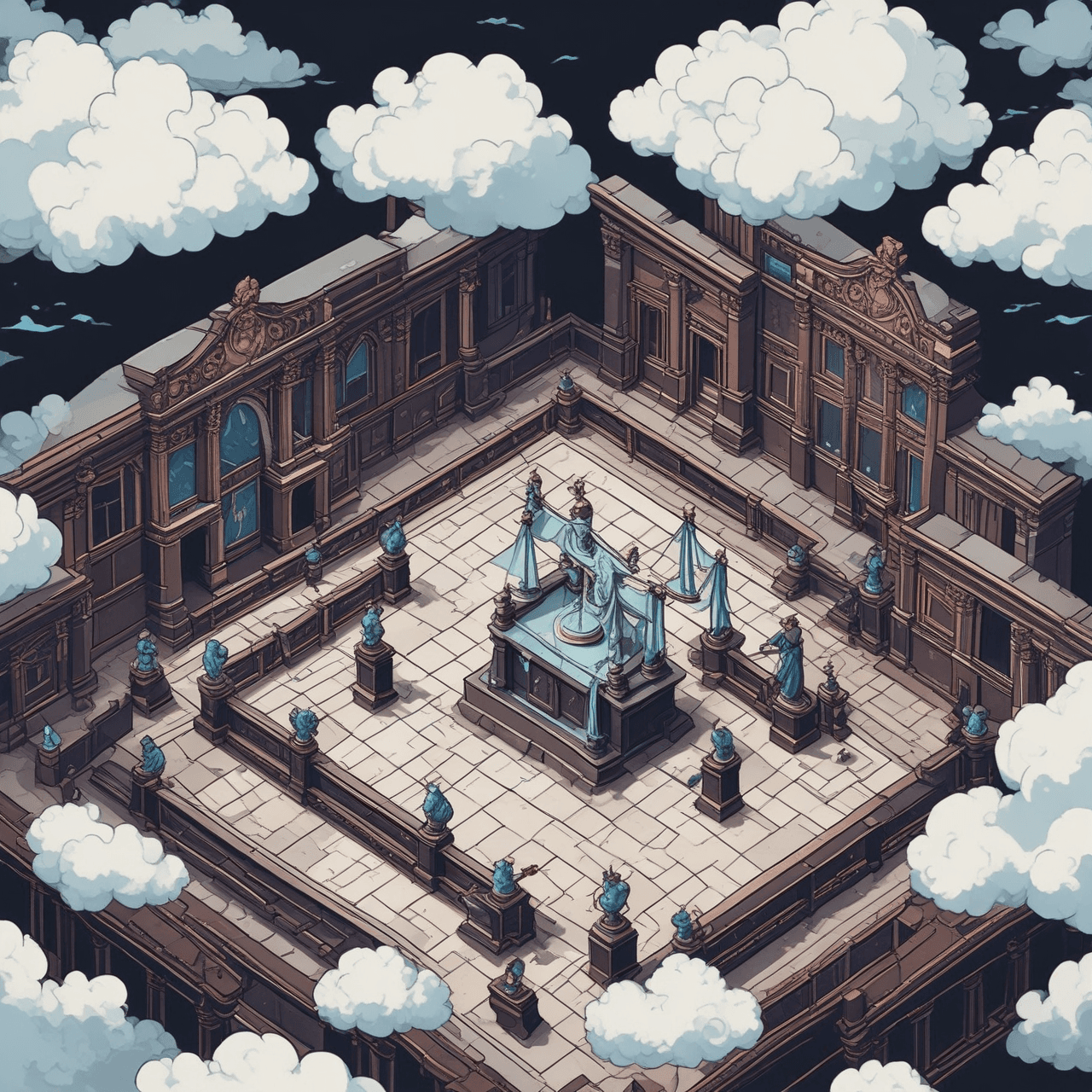 International Law Cloud Bridge game banner