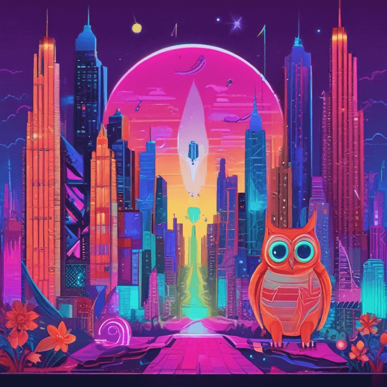 Owl JumpLearn game banner