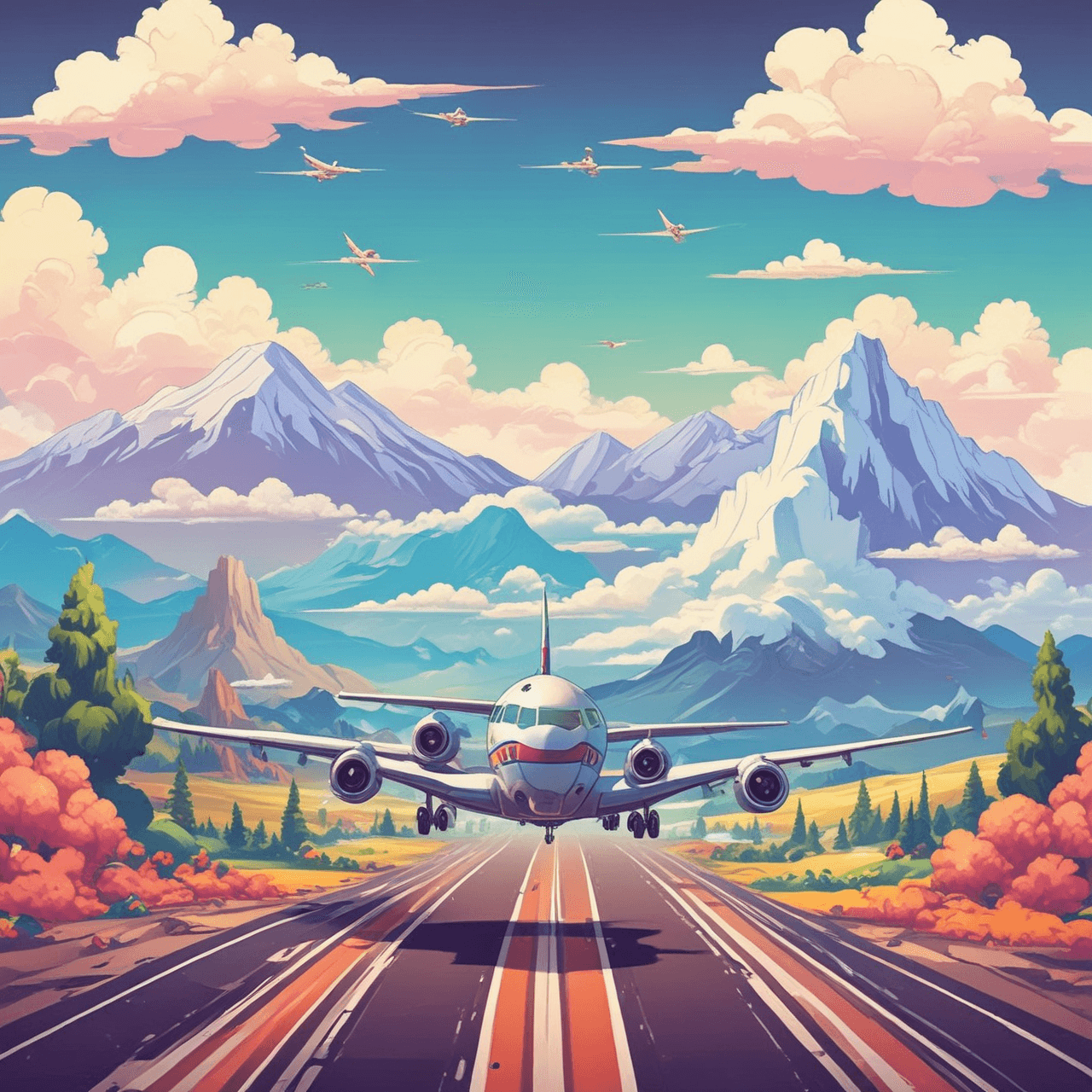 Airplane Adventure Quiz game banner