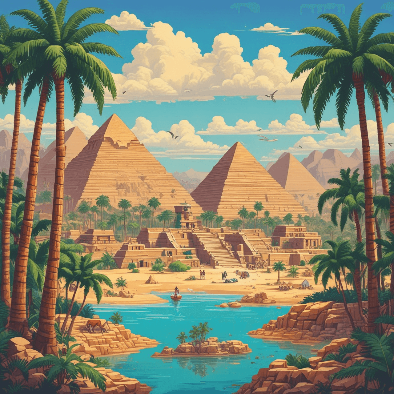 Pharaoh's Runner Quiz game banner