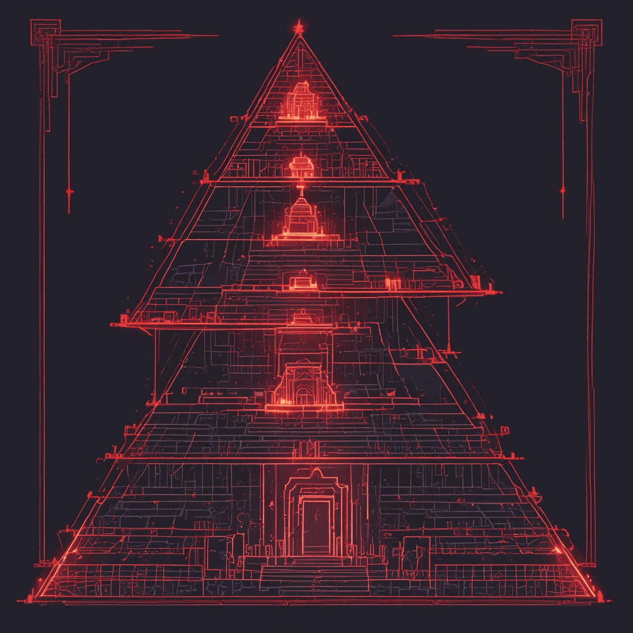 Cyber Threat Pyramid game banner