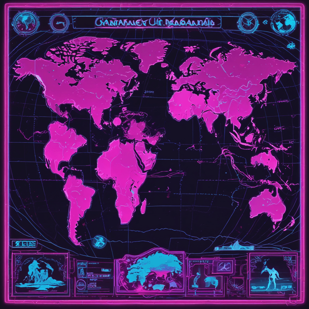 Geo Runner 80's game banner