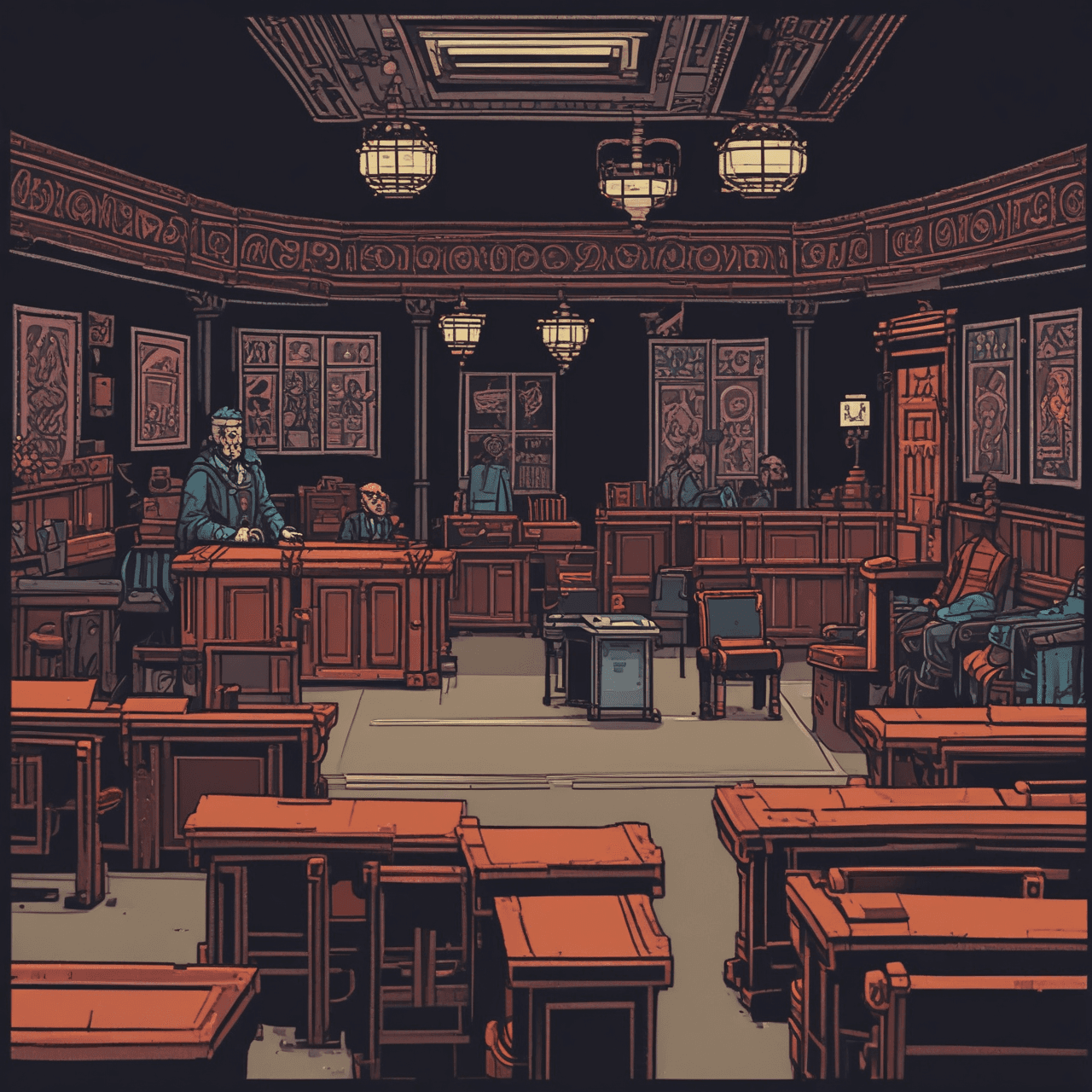 Justice Runner game banner