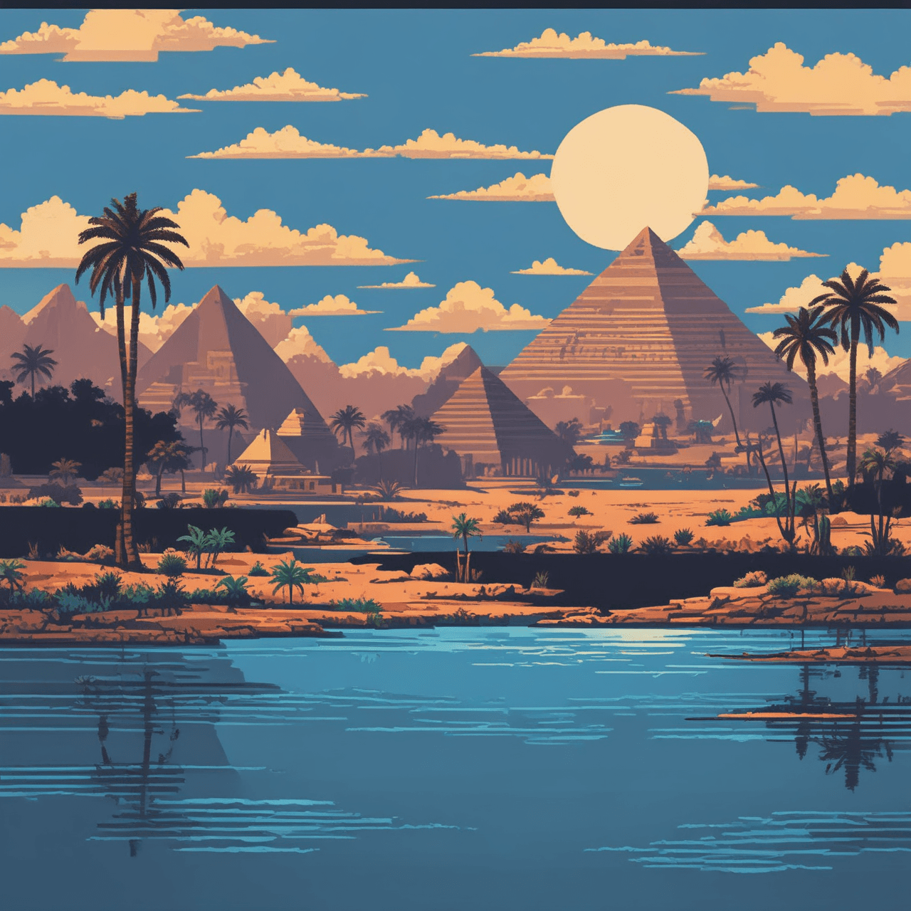 Pharaoh's Run Quiz game banner