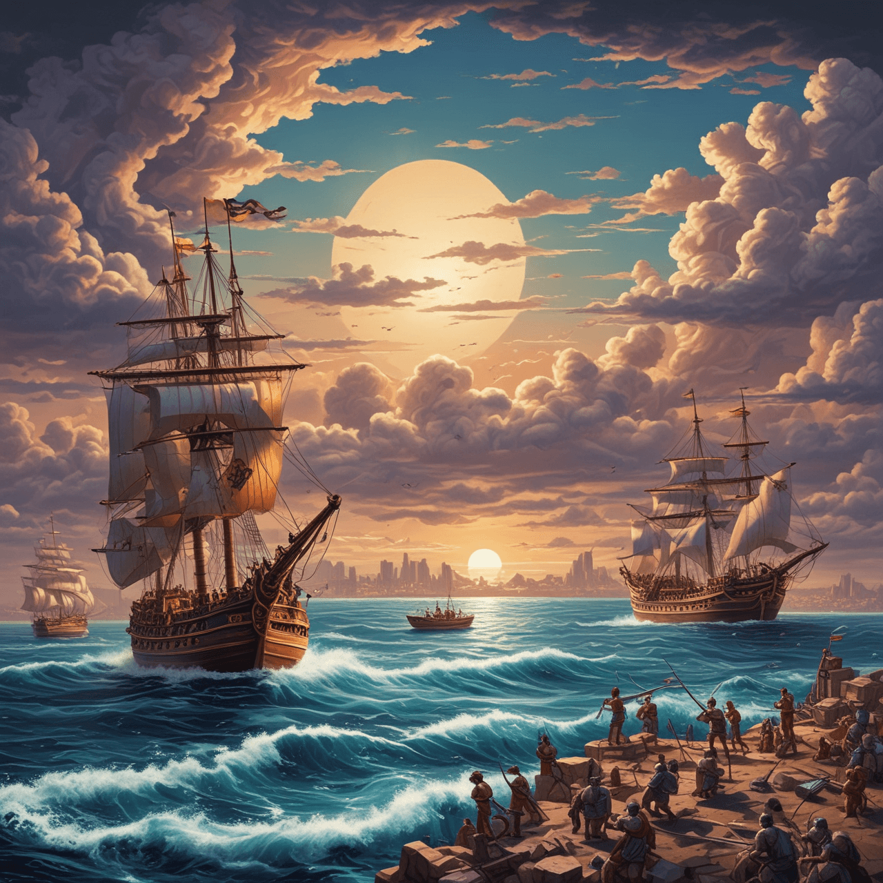 Ancient Naval Run game banner