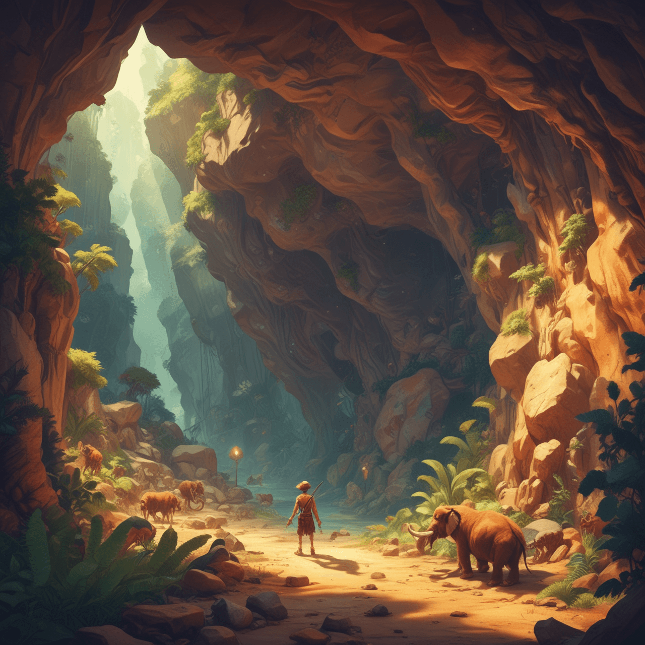 Paleolithic Jetpack Quest game banner