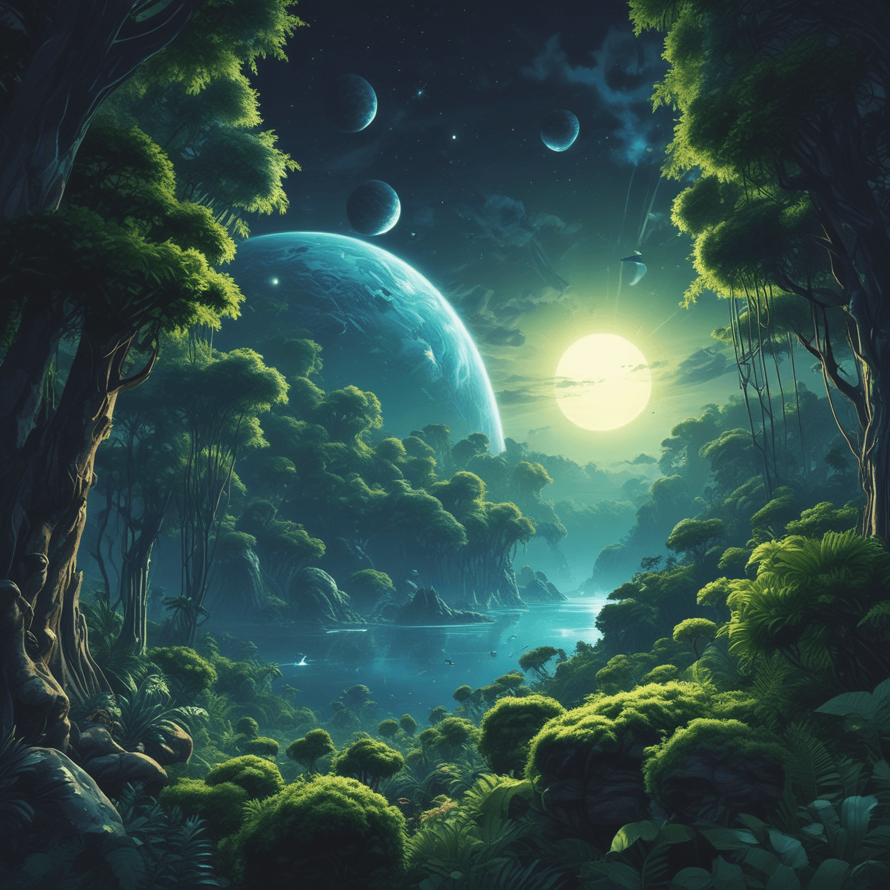 Cosmic Rainforest Quest game banner