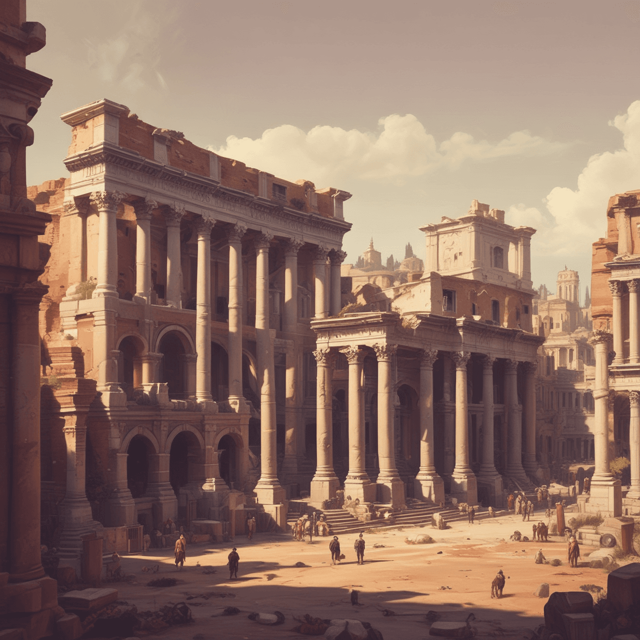 Defensores del Quiz Romano game banner