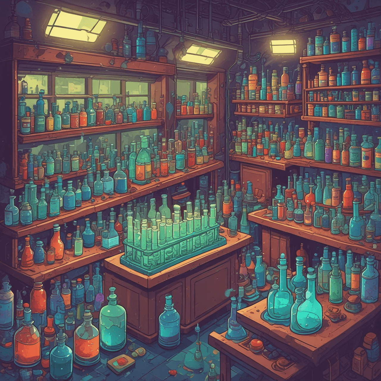 Chemical Run Quiz game banner