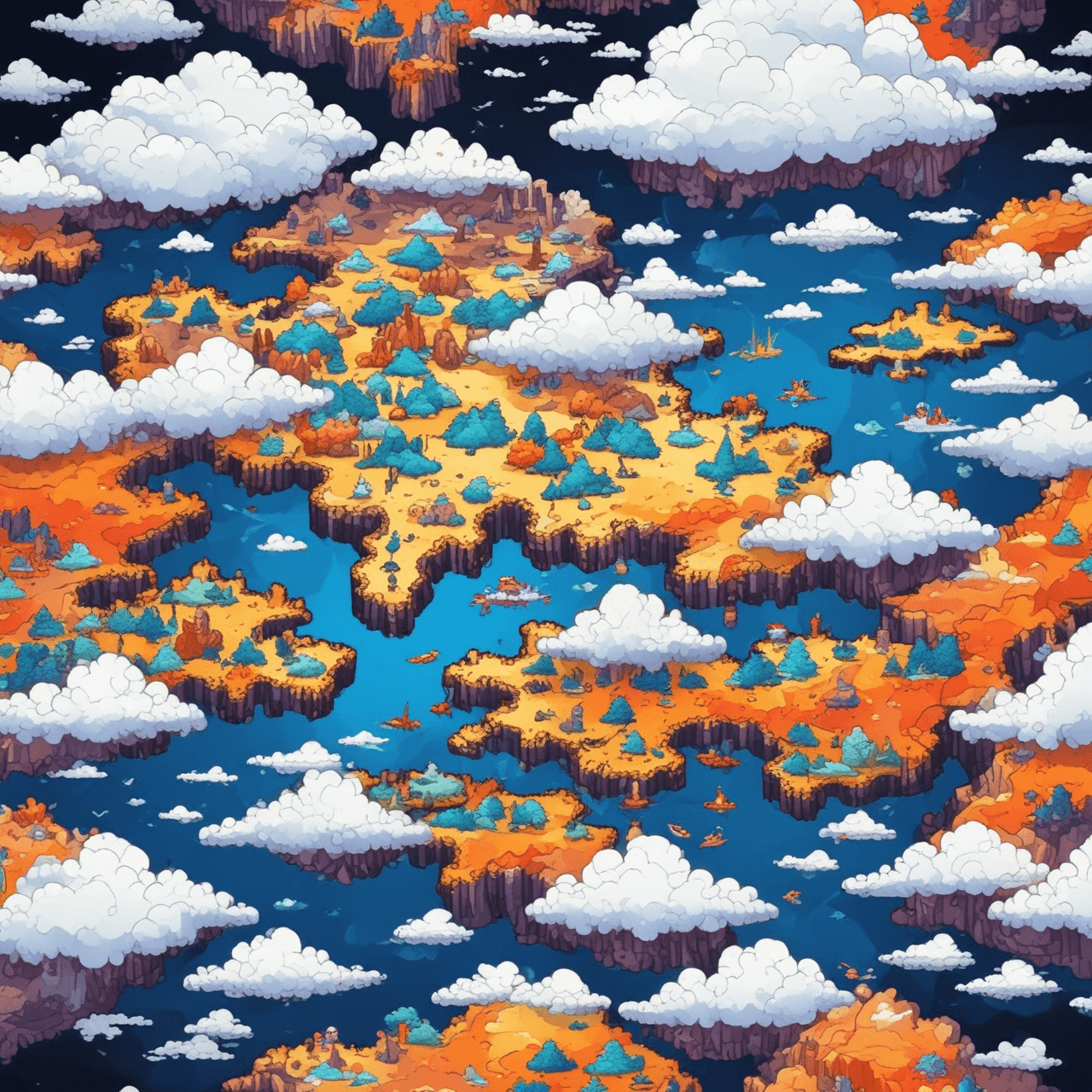 Geography Cloud Hop game banner