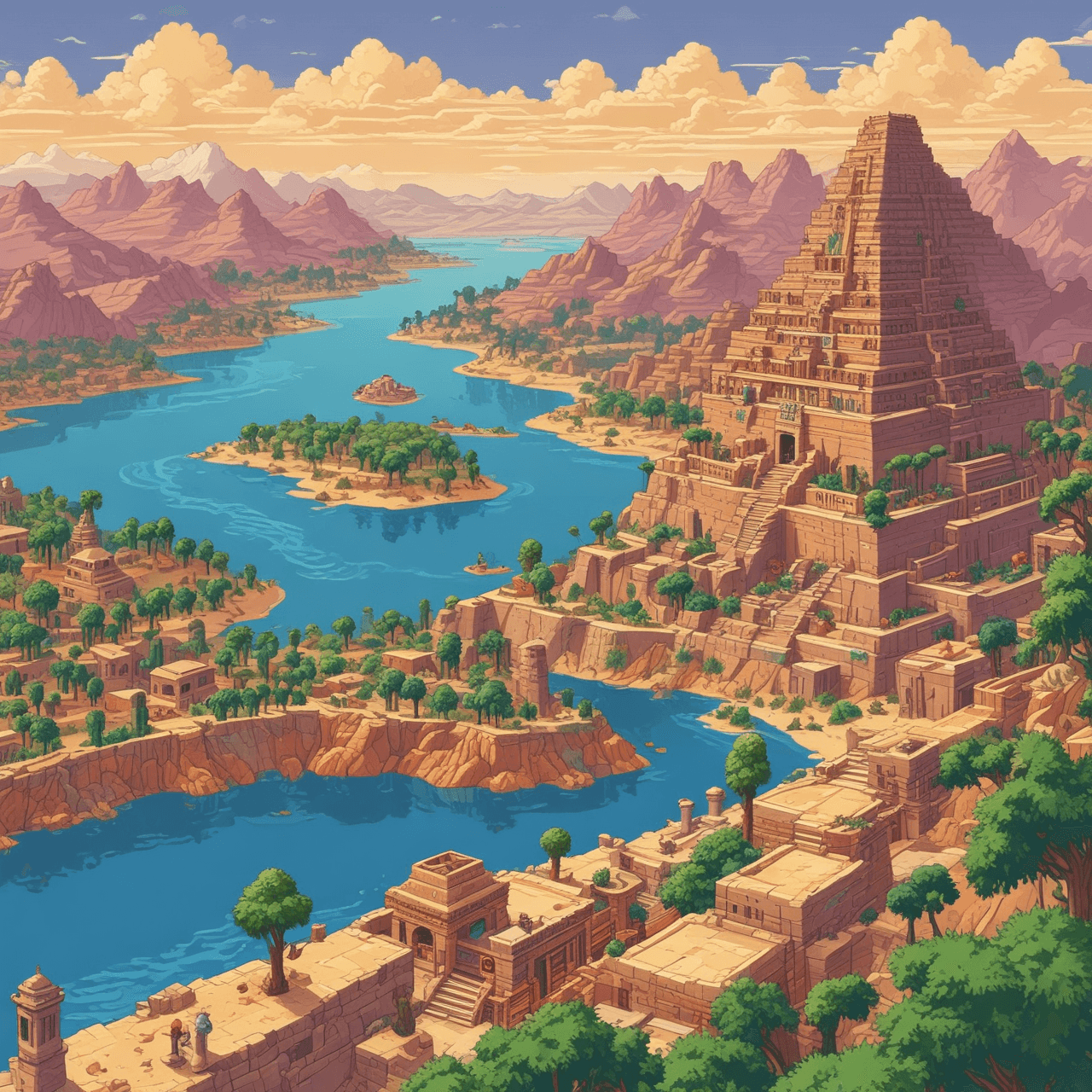 Mesopotamia Jetpack Challenge game banner