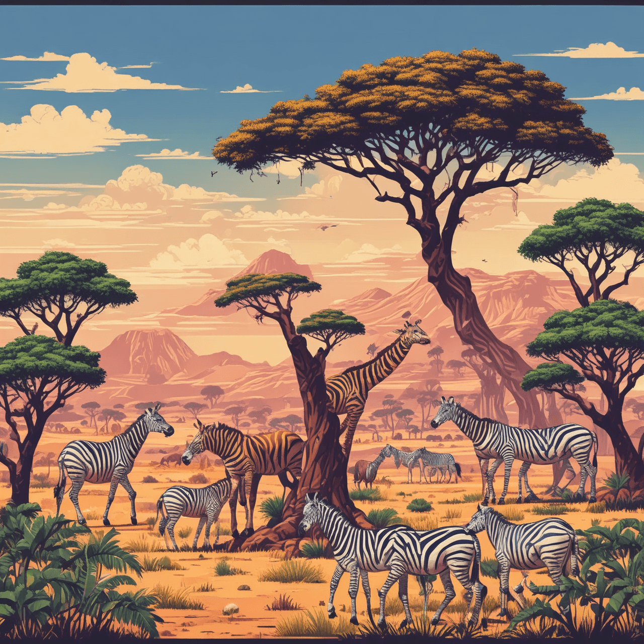 Savanna Jump game banner