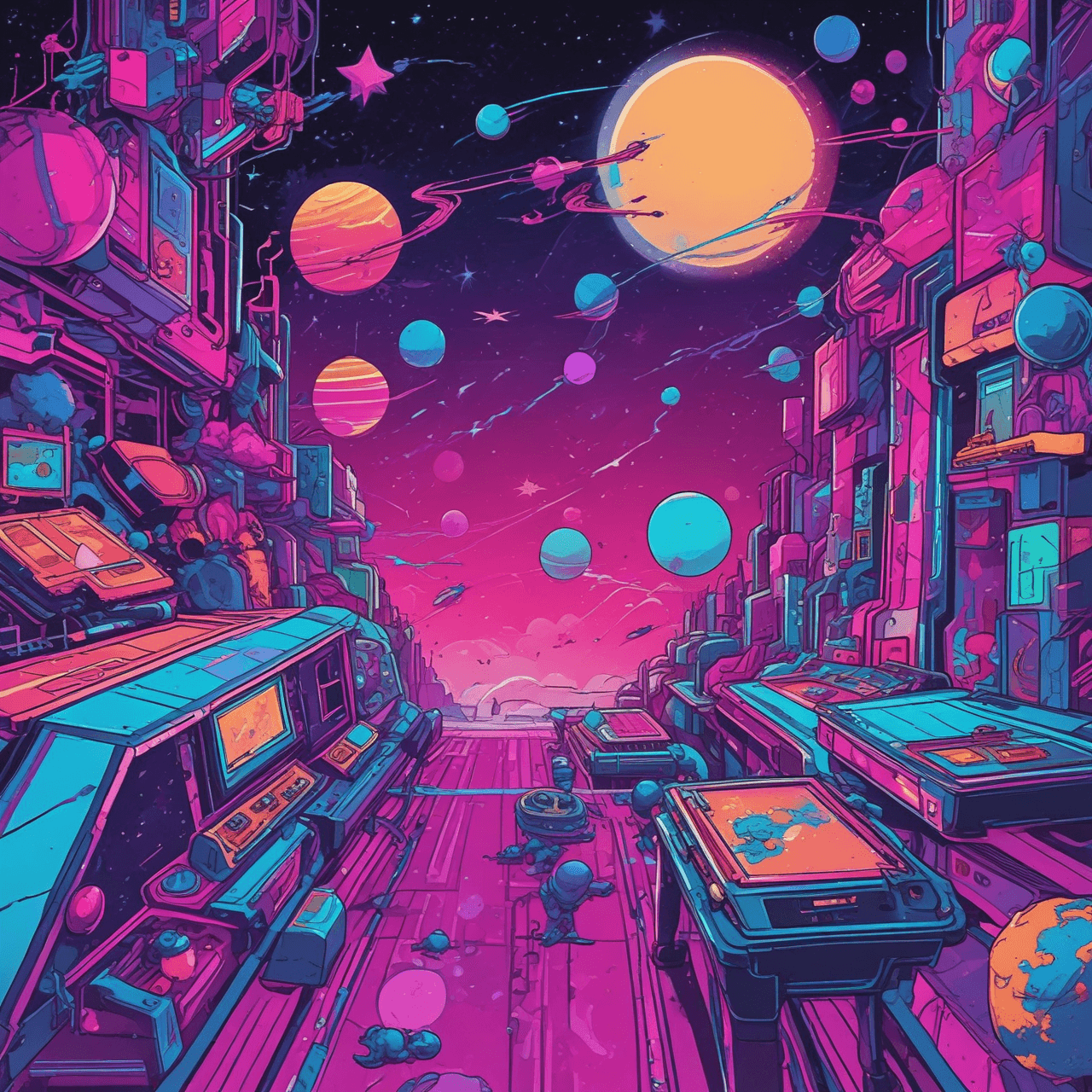 Cosmic Dash 2000 game banner