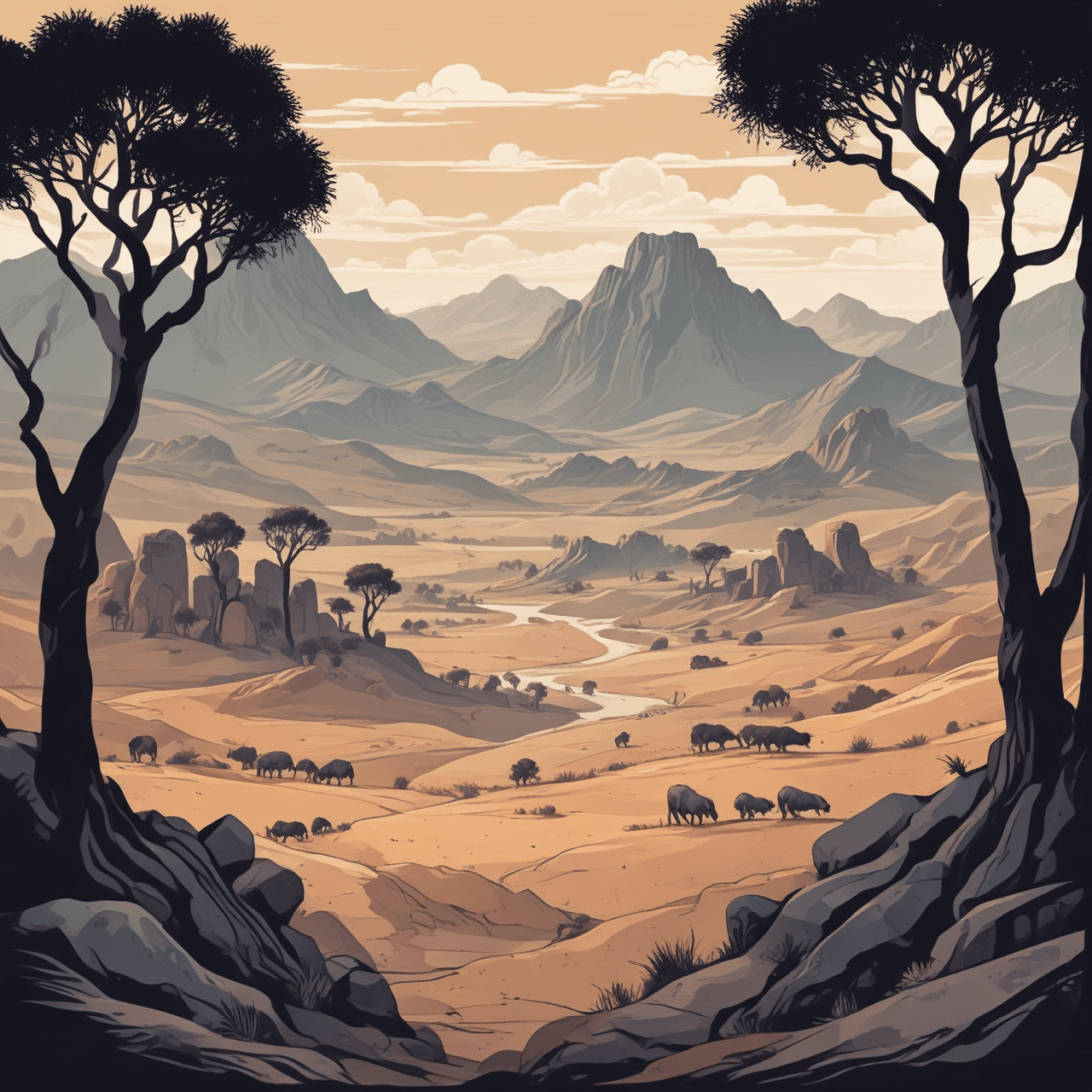 Azerbaijan Ancient Paths game banner