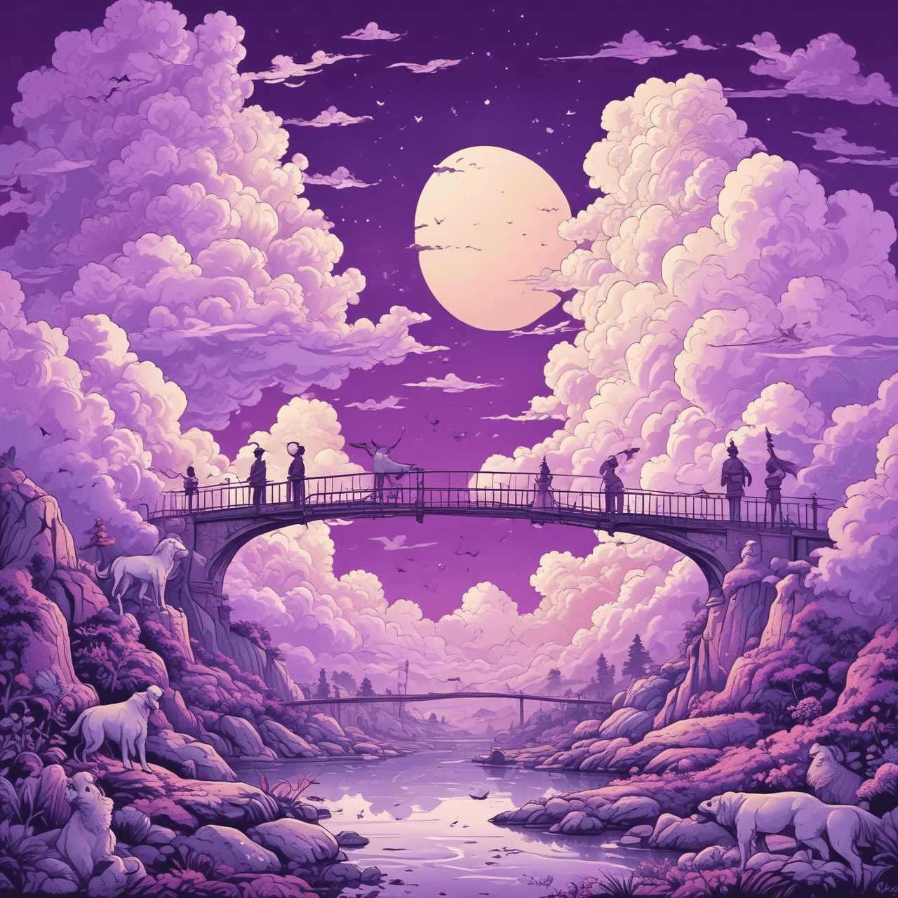 Le Pont des Nuages des Verbes Irréguliers game banner